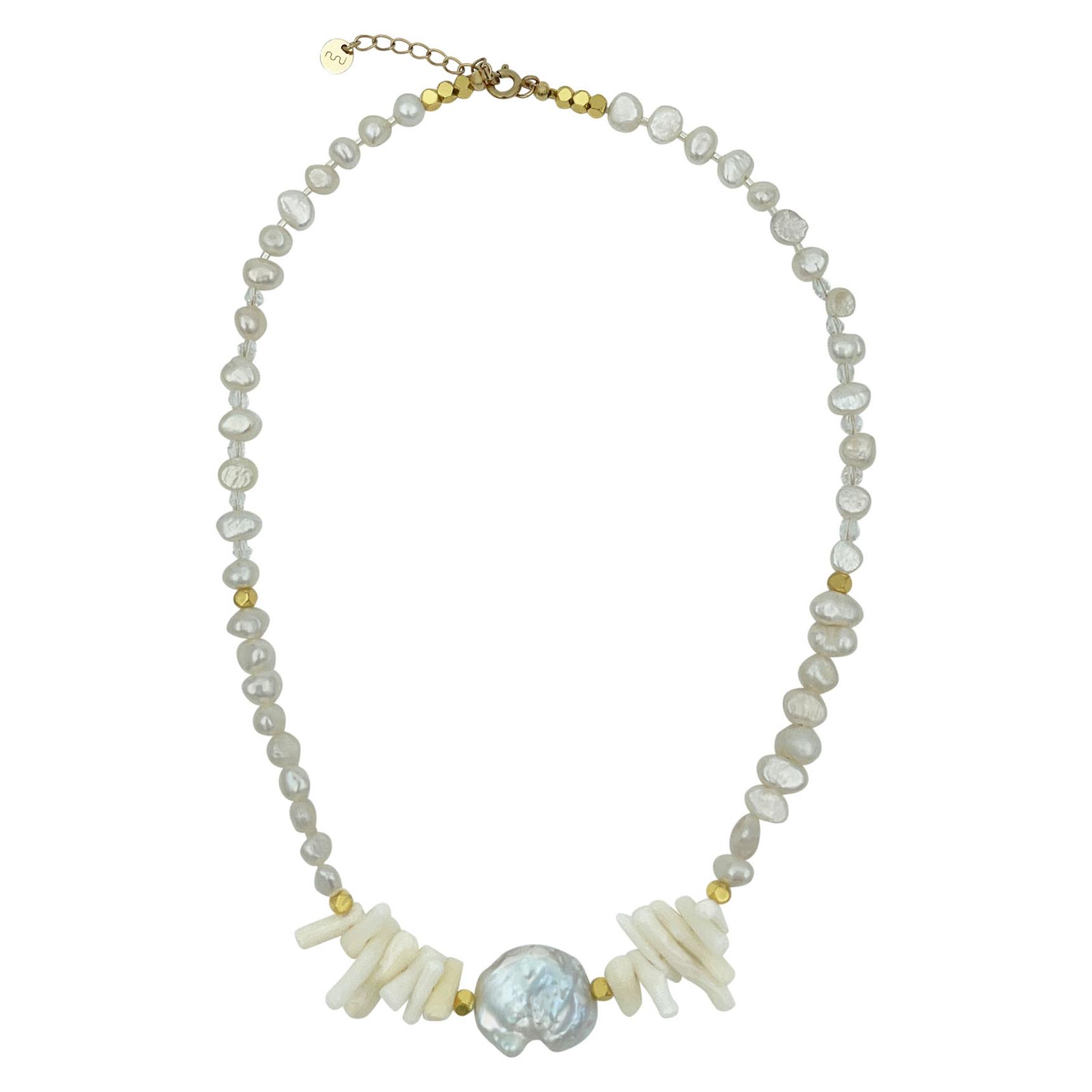 Carola White Necklace