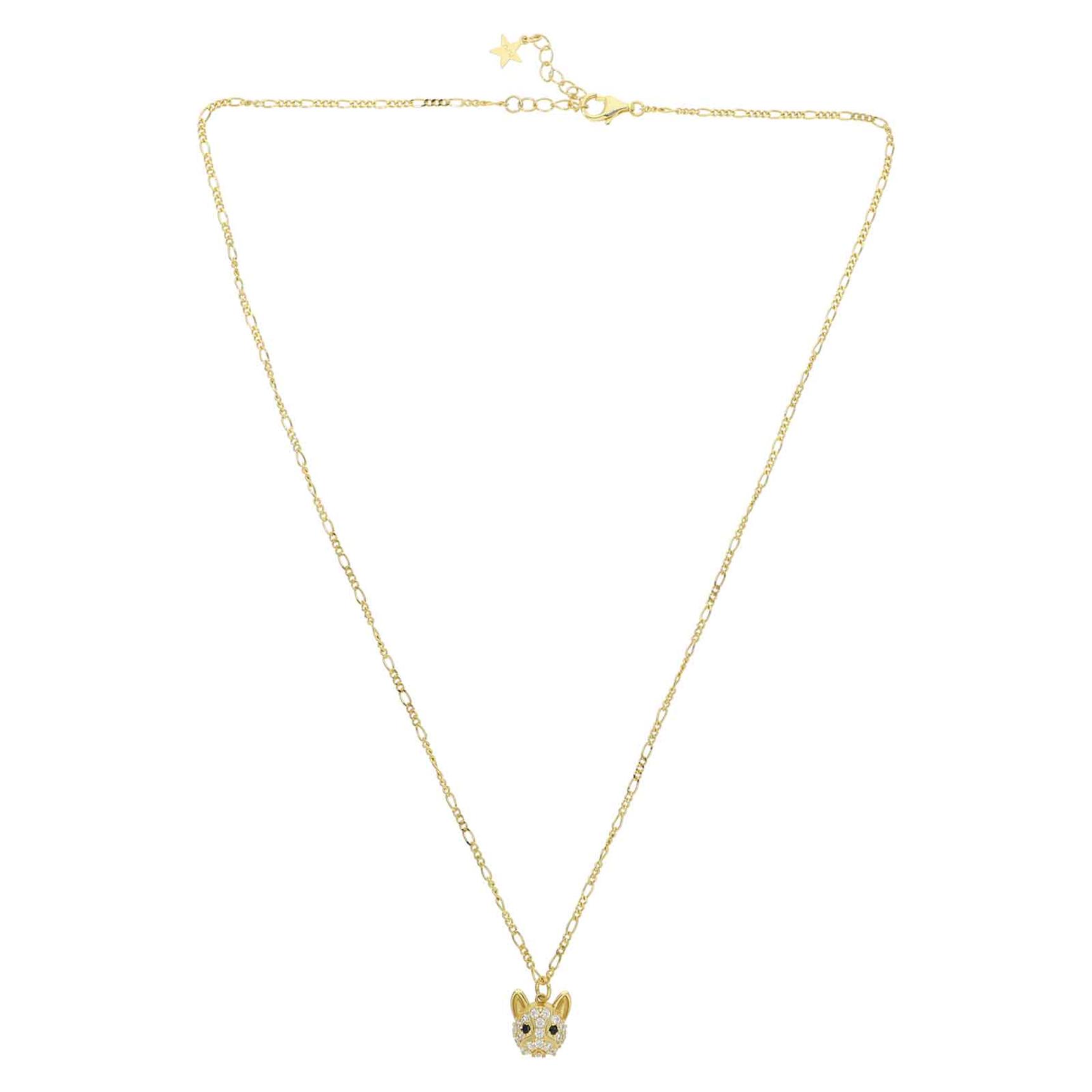 Frenchie White Necklace
