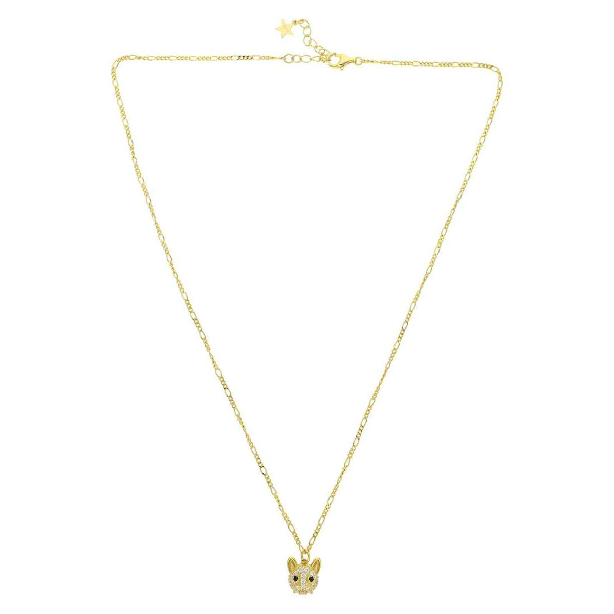 Frenchie White Necklace