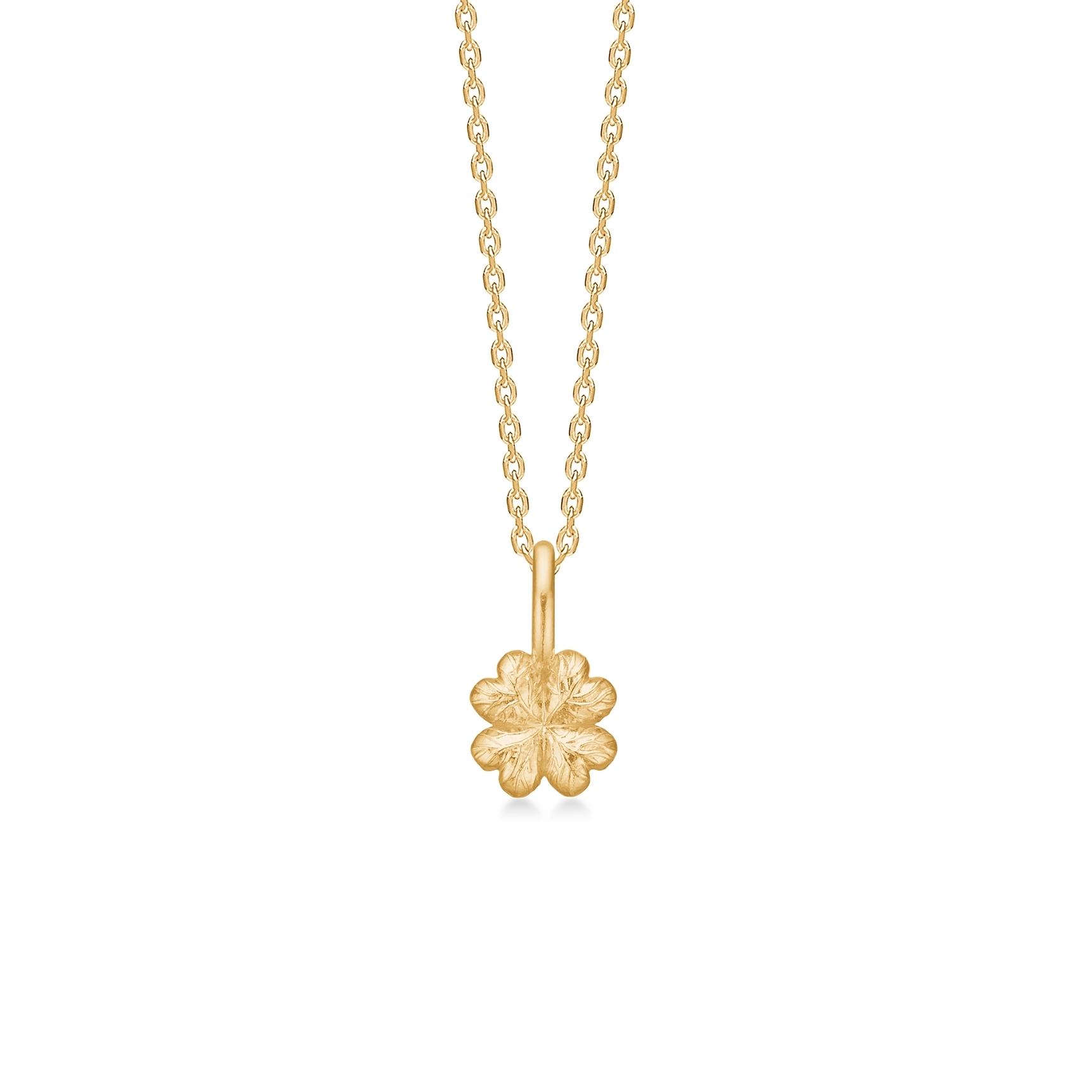 Serene Clover Necklace - Kullanvärinen