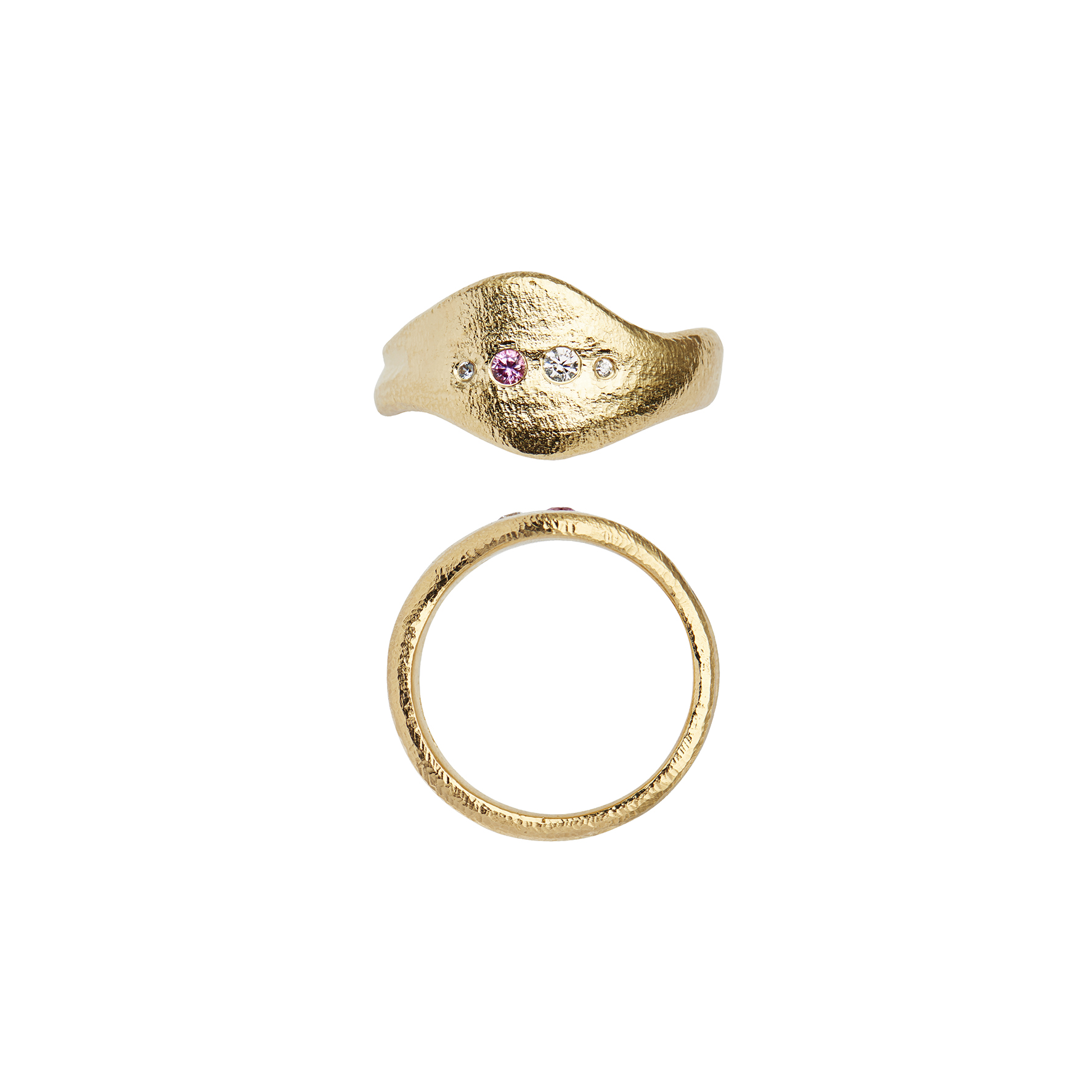 Ile De L'Amour Ring With Stones