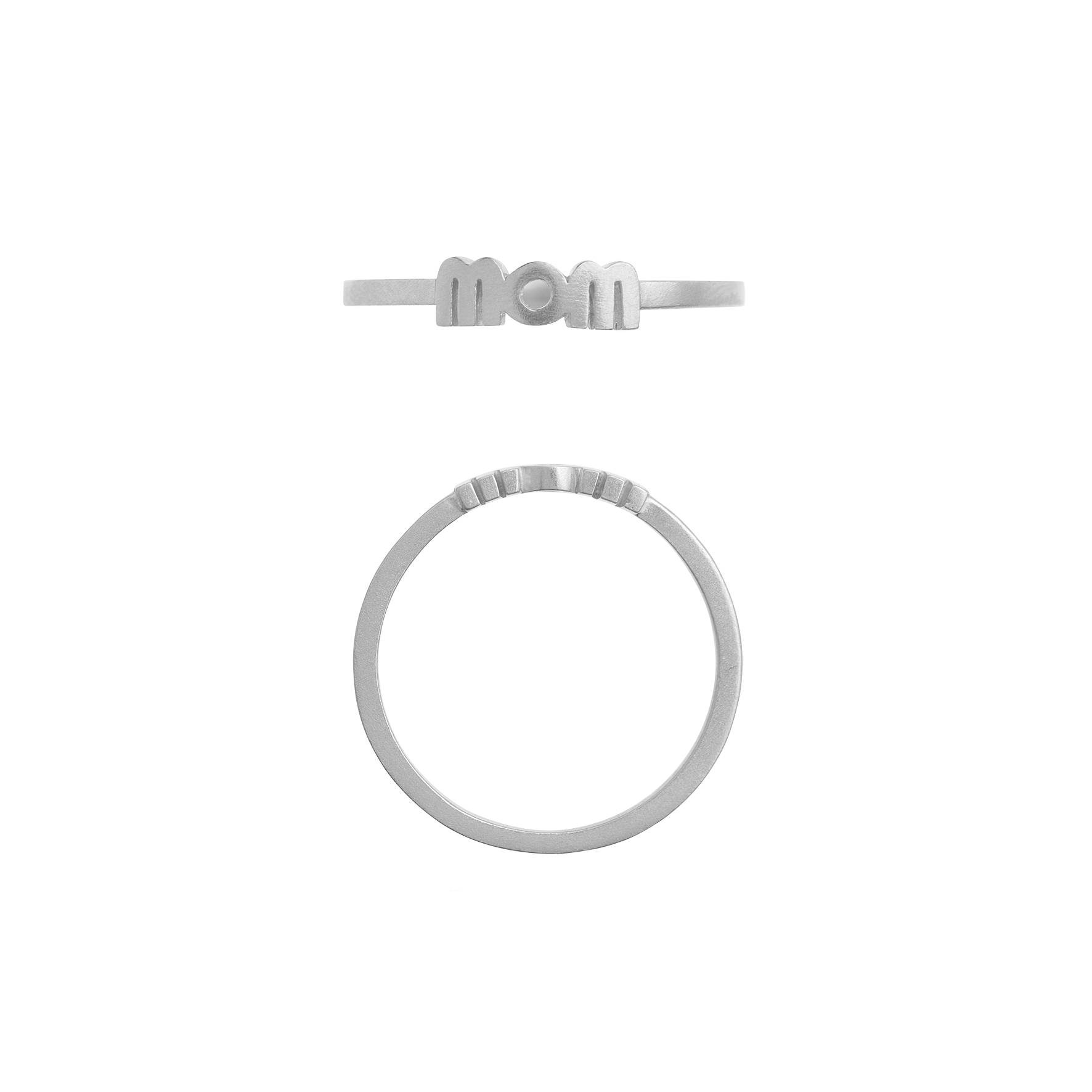 Wow Mom Ring - Couleur argent