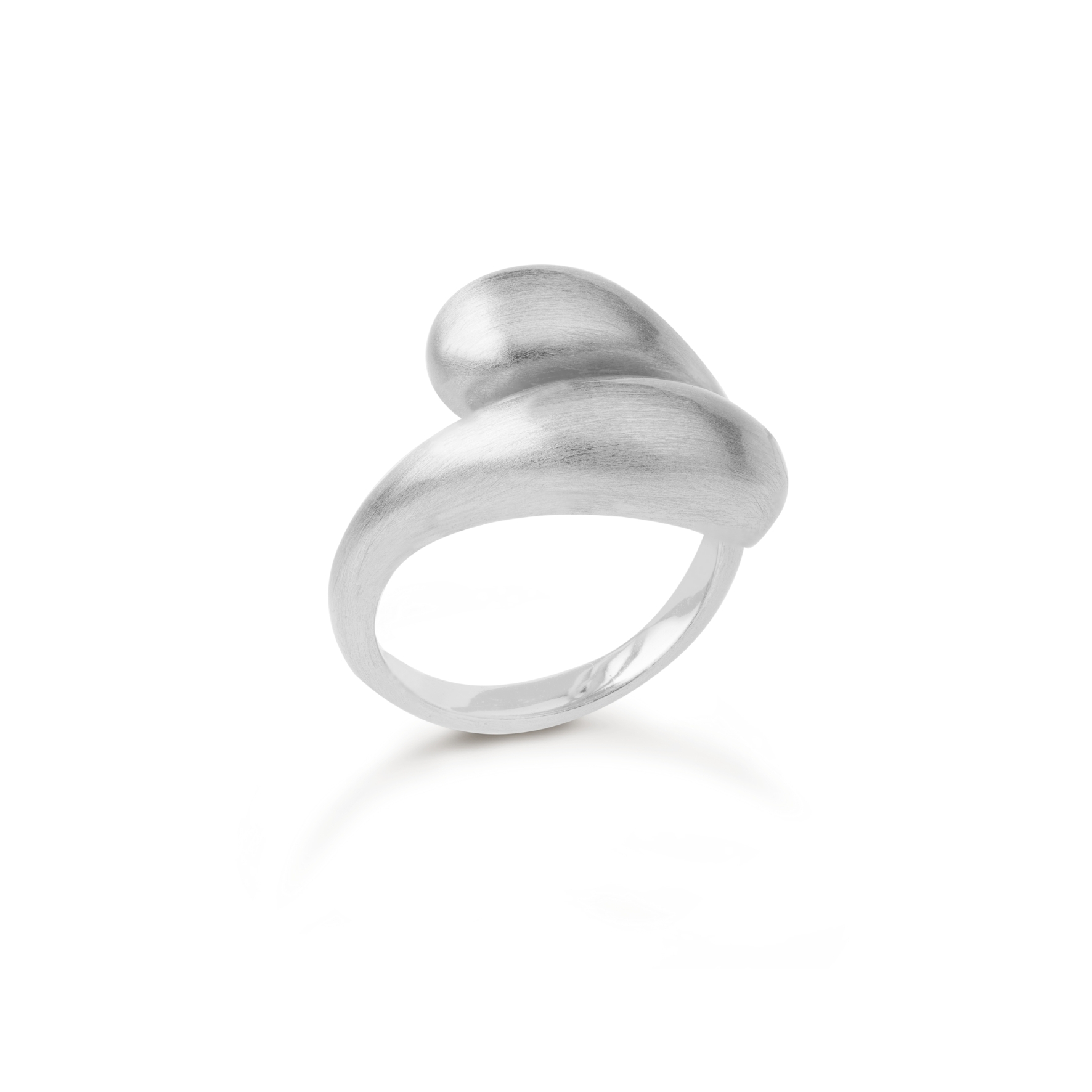 Ocean Flow Duo Ring - Sølv farve