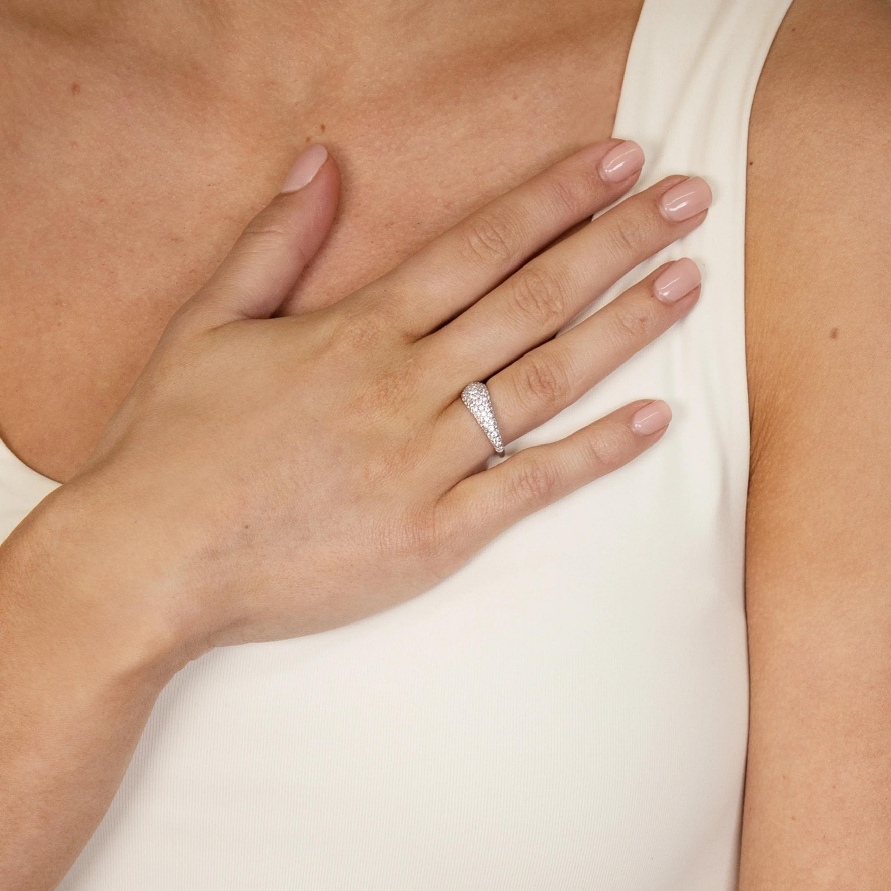 Ocean Flow Ring Sparkle