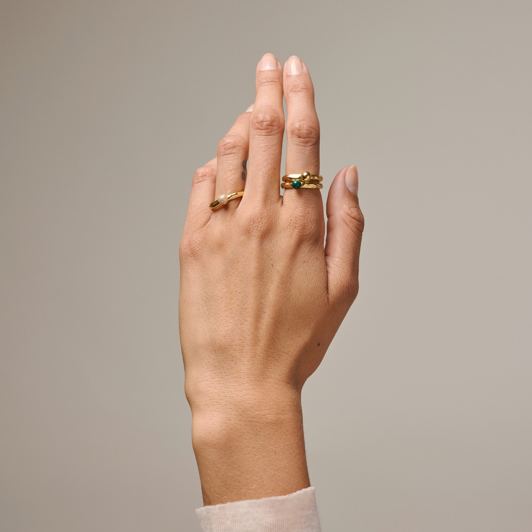 Ariel Petrol Green Ring