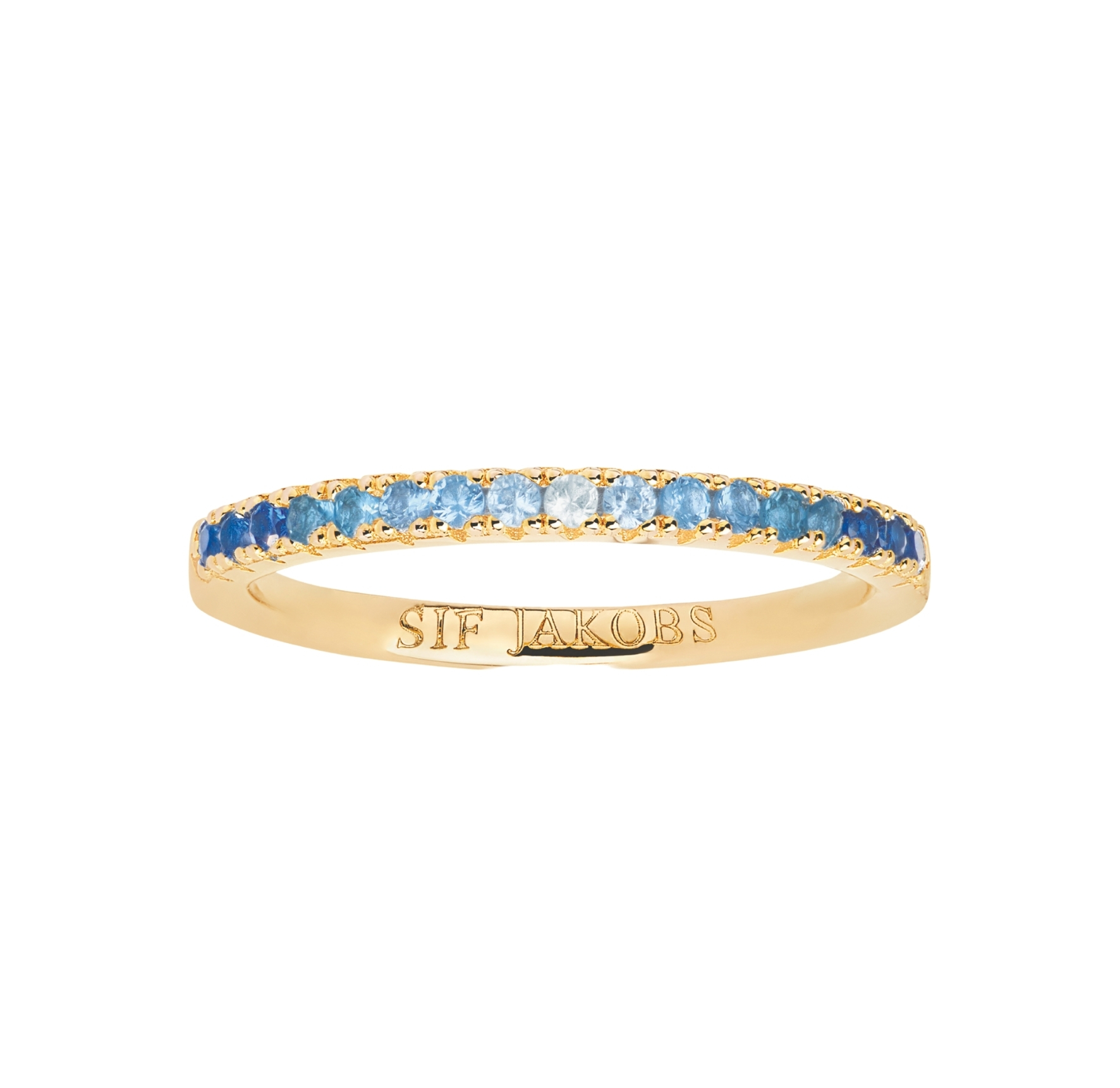 Ellera Blue Ring - Couleur or, Bleu