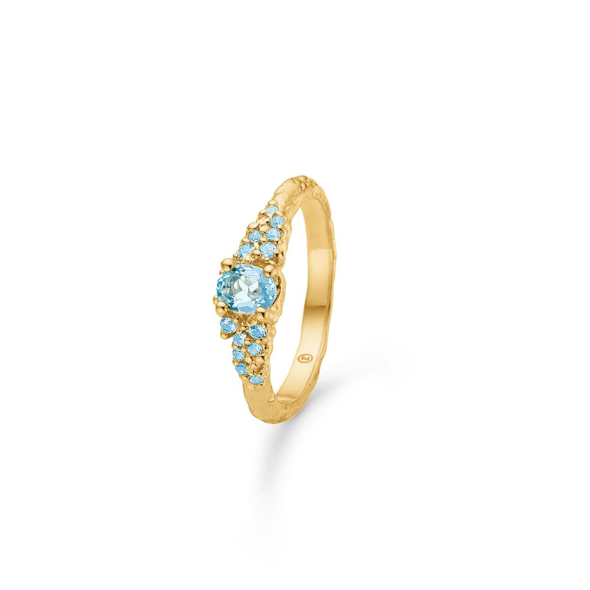 Fragments Blue Zircon Ring