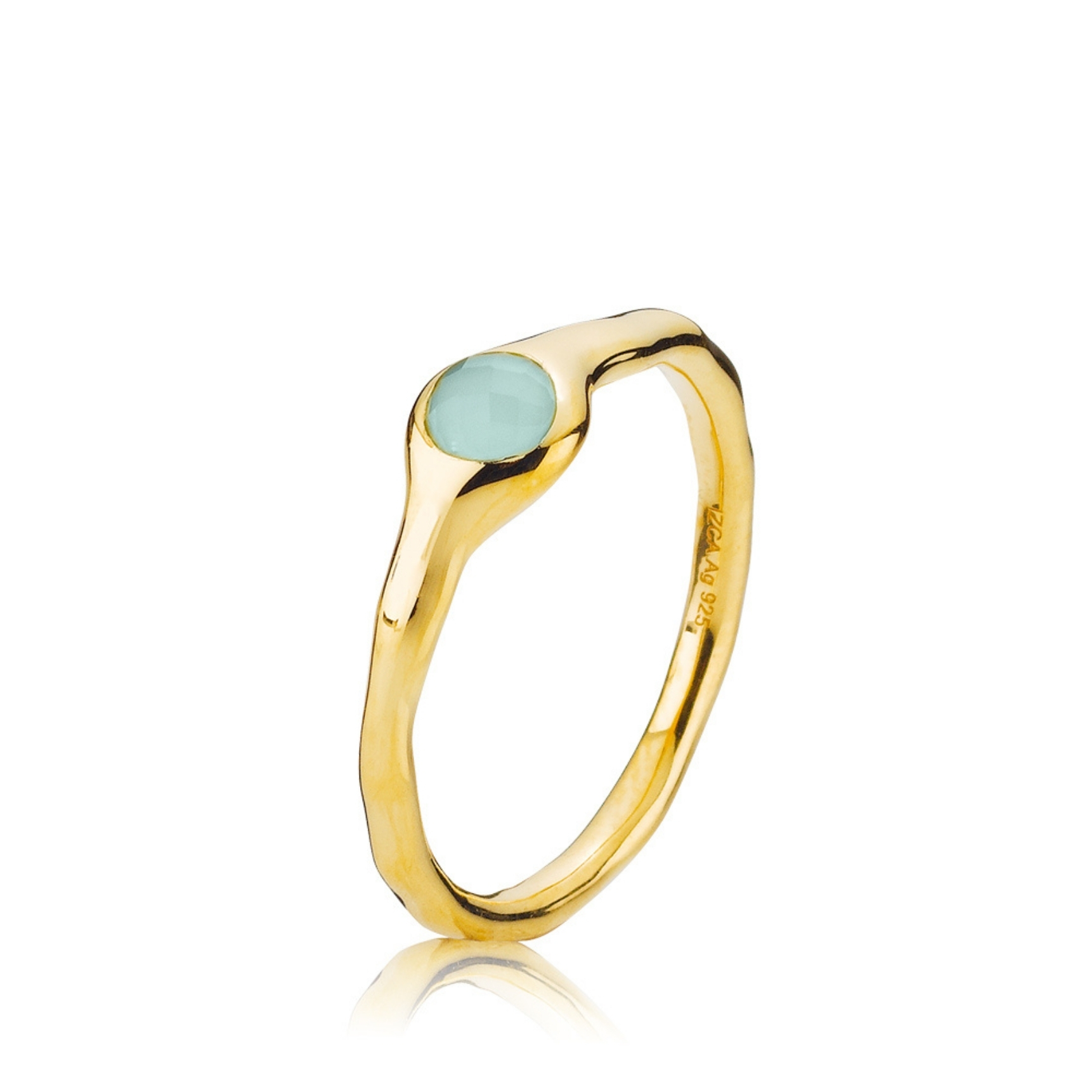 Athena Aqua Green Ring Small