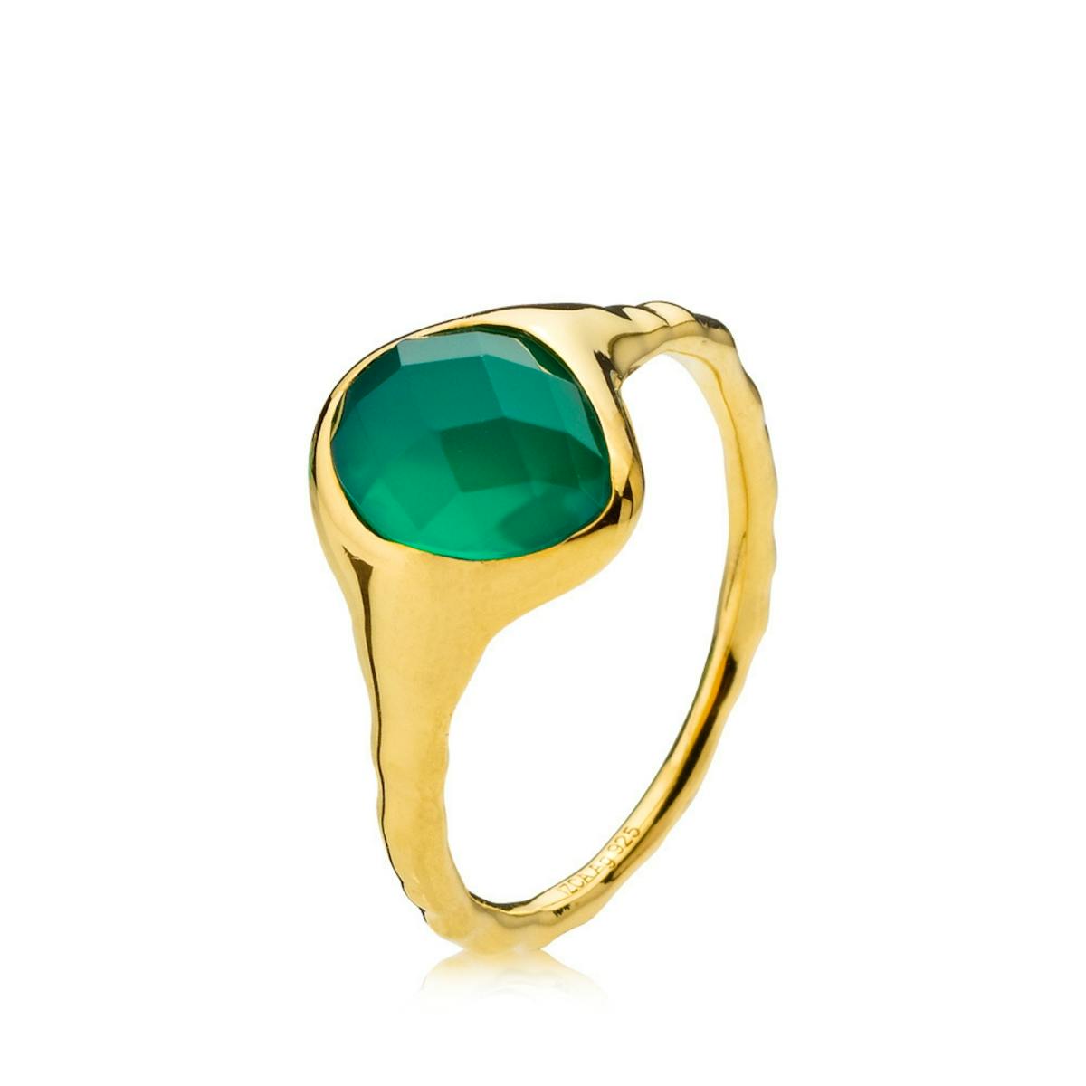 Athena Green Ring Large