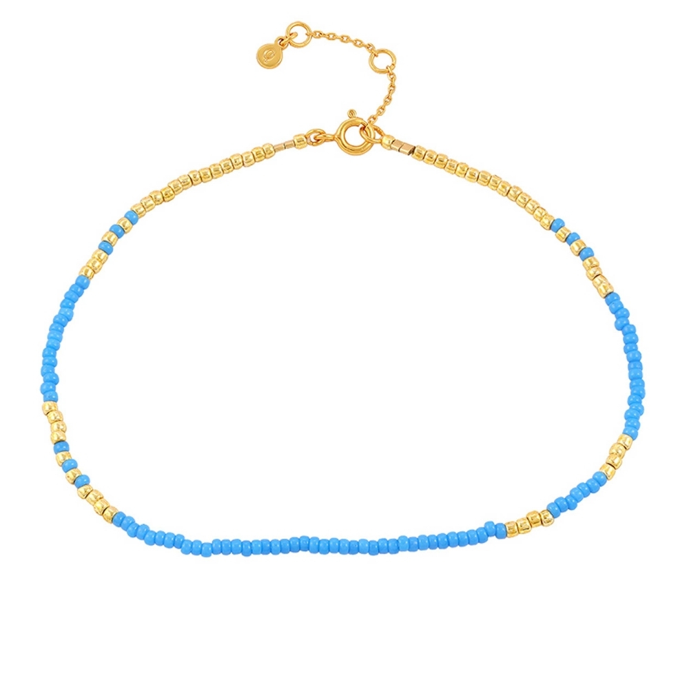 Blue Mila Anklet