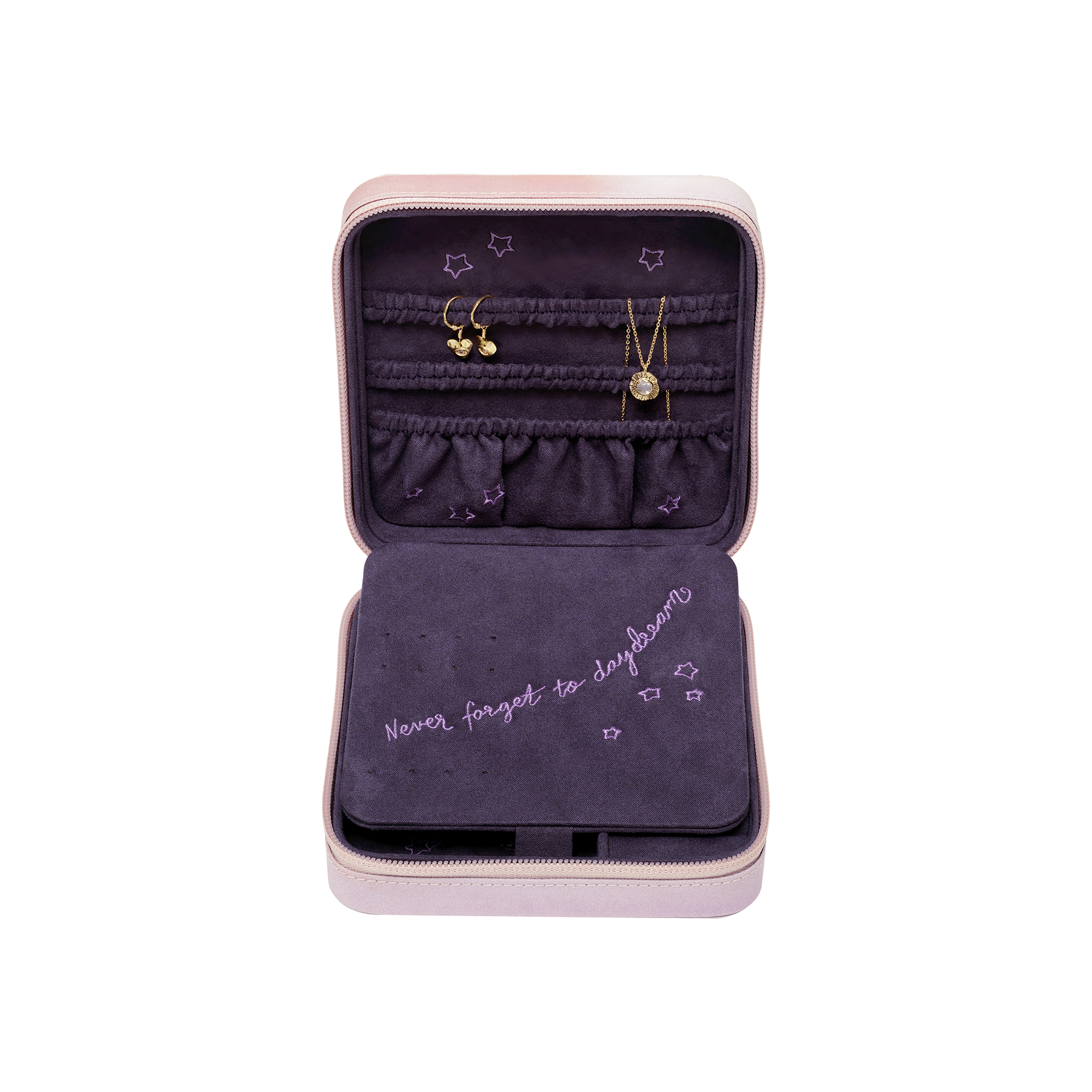 Moon & Stars Rose Jewelry Box