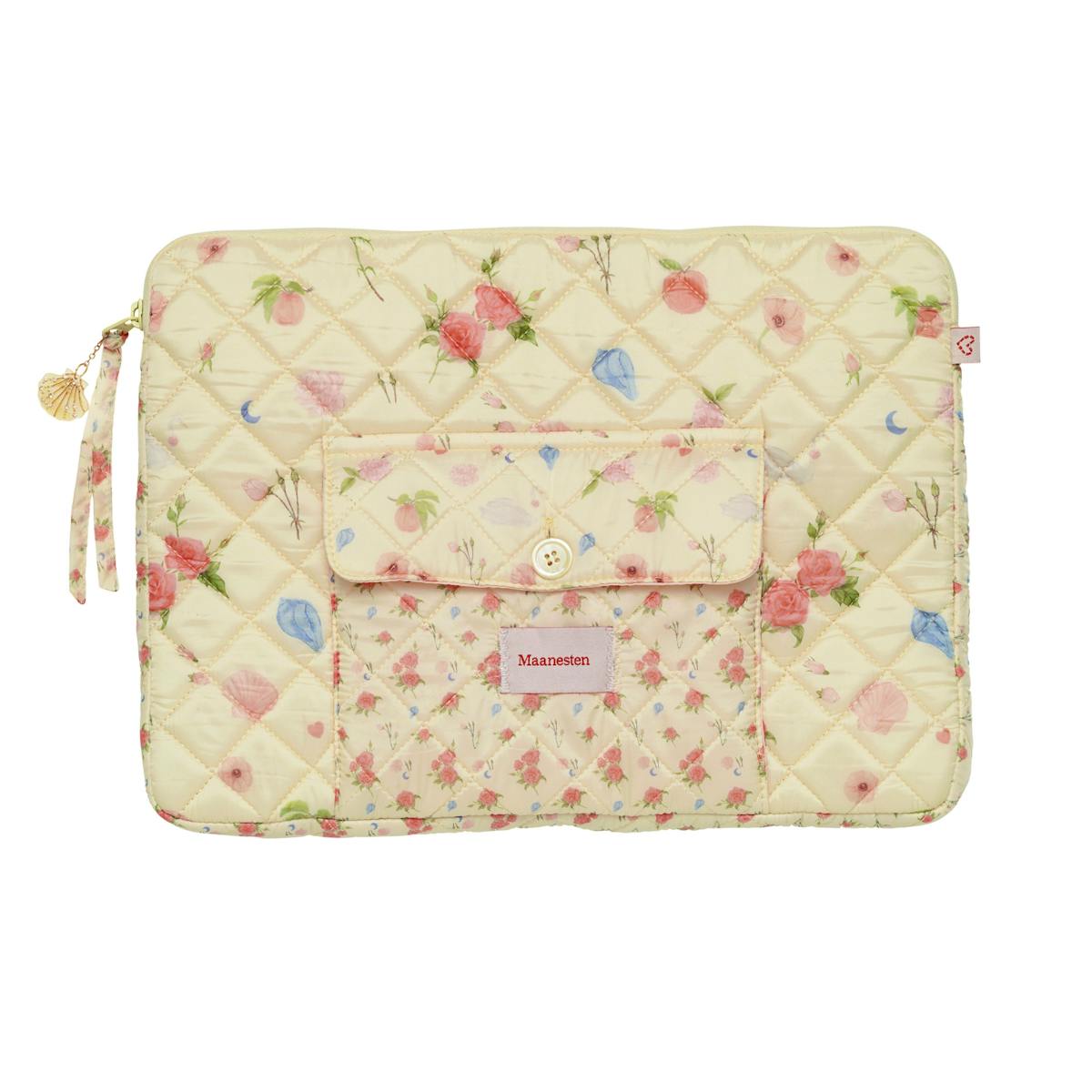 Alesea Computer Sleeve Roses and Shells