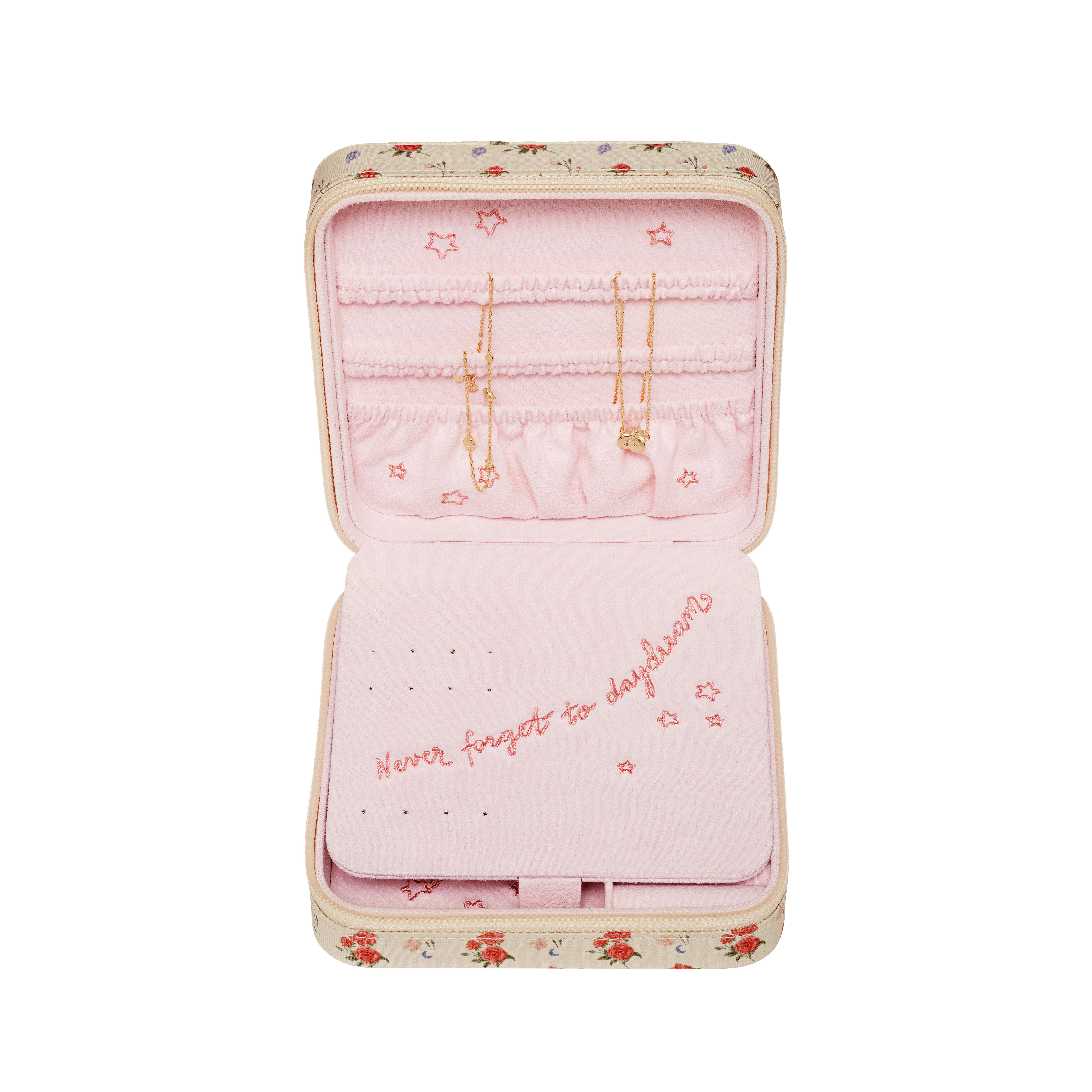 Roses and Shells Jewelry Box