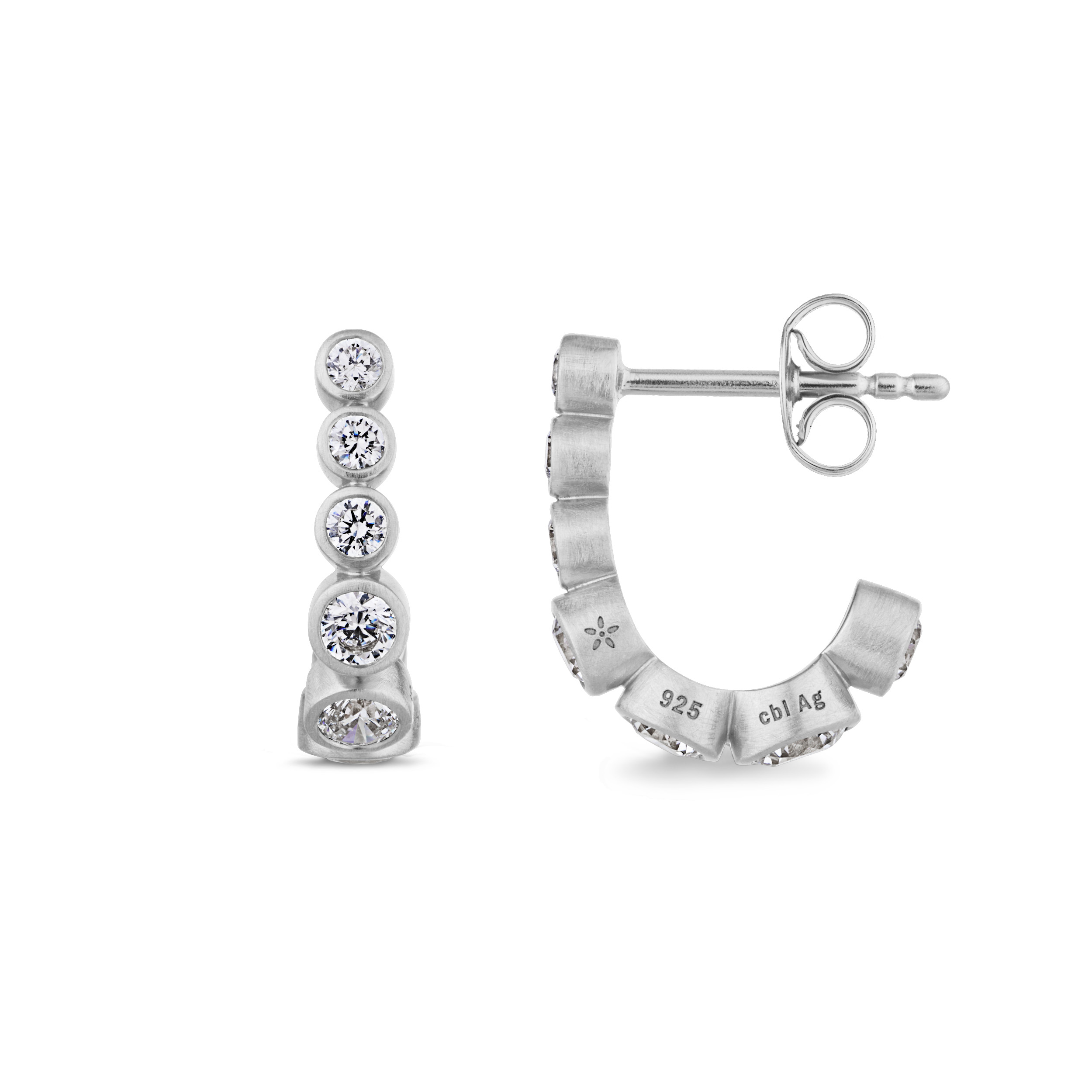 Stardust Flow Hoops - Sølv farge, Hvit