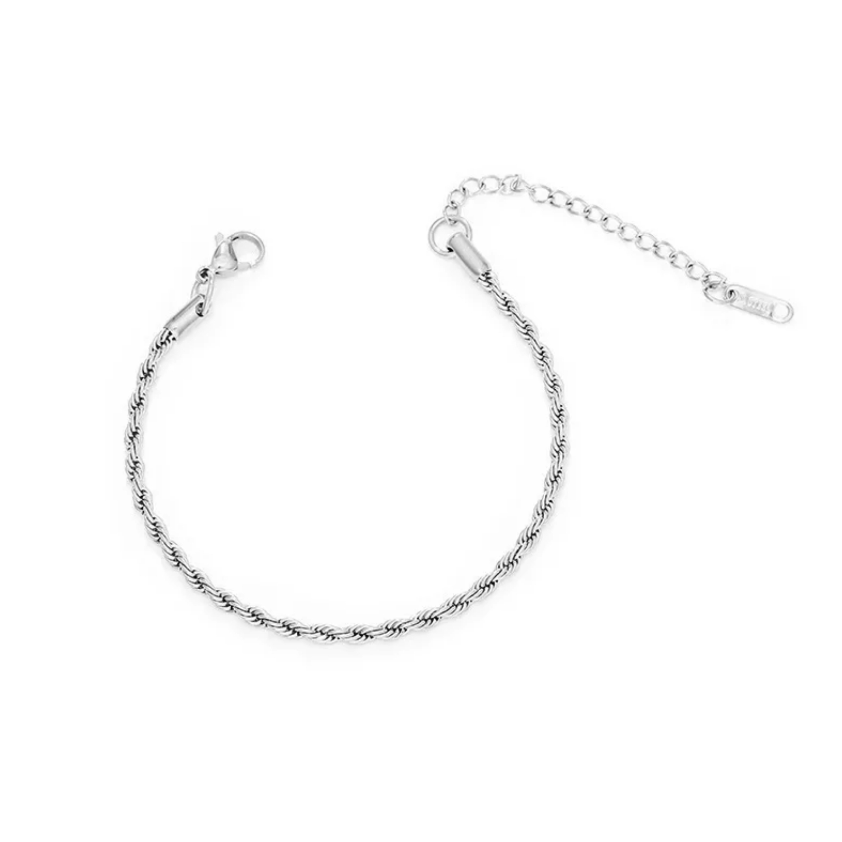 Élan Rope Bracelet - Couleur argent