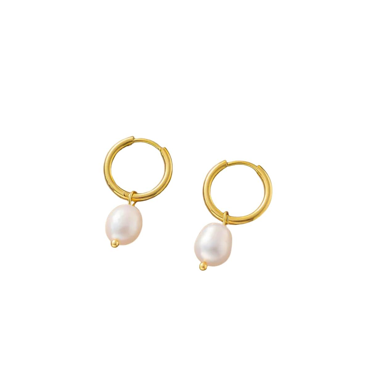 Elva Pearl Hoops