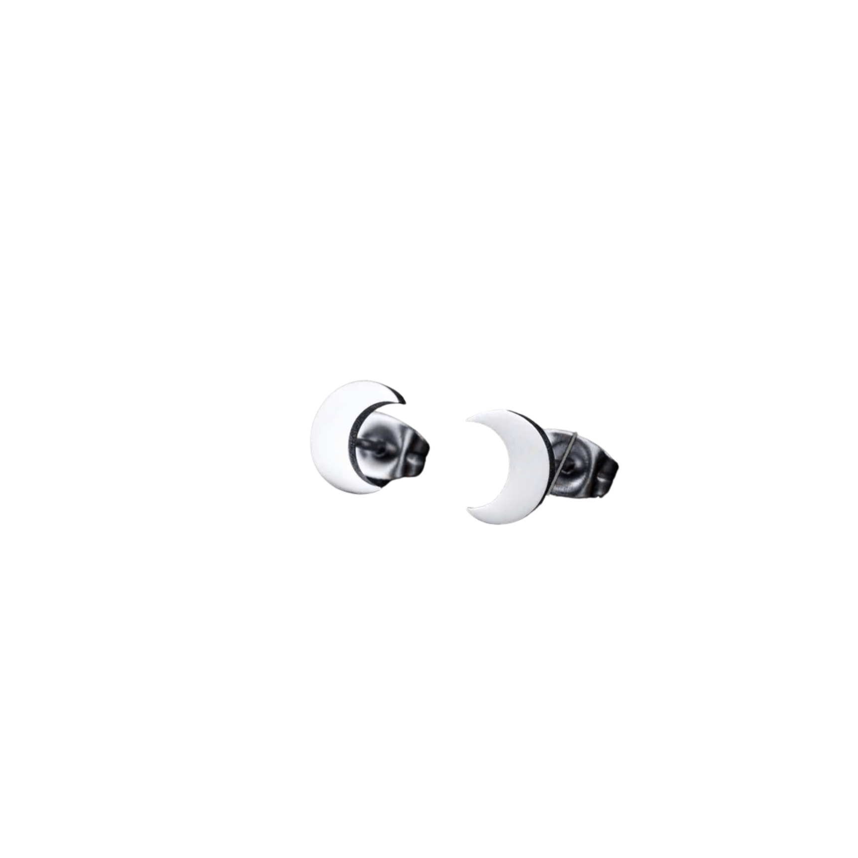 Luna Studs - Couleur argent