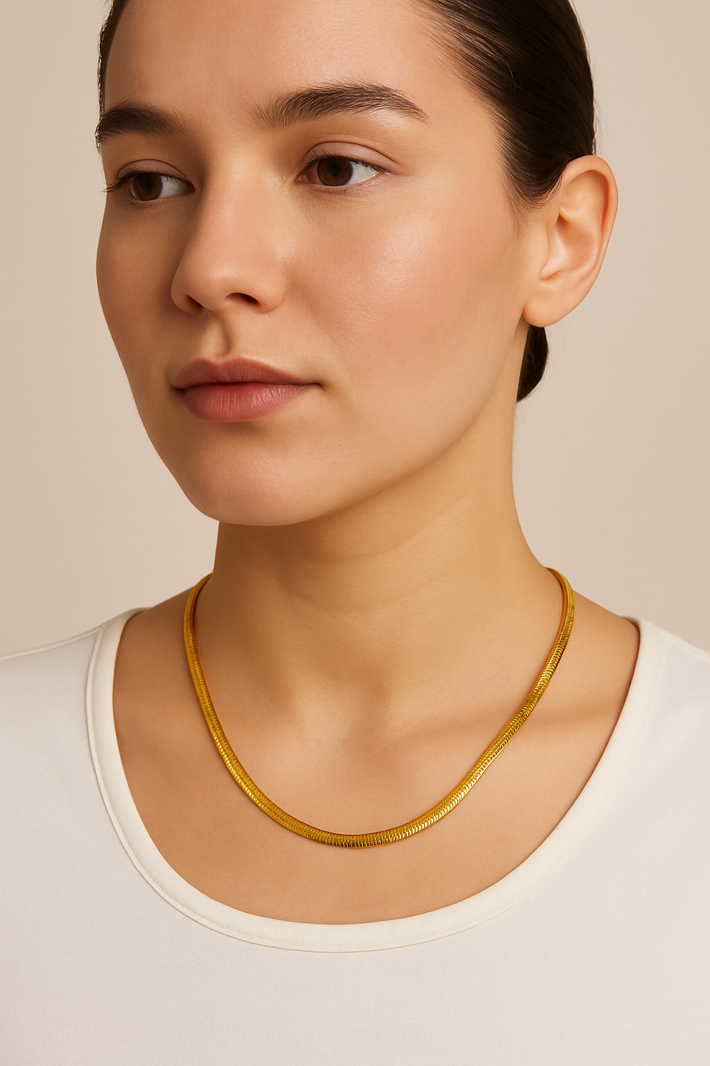 Nila Herringbone Necklace