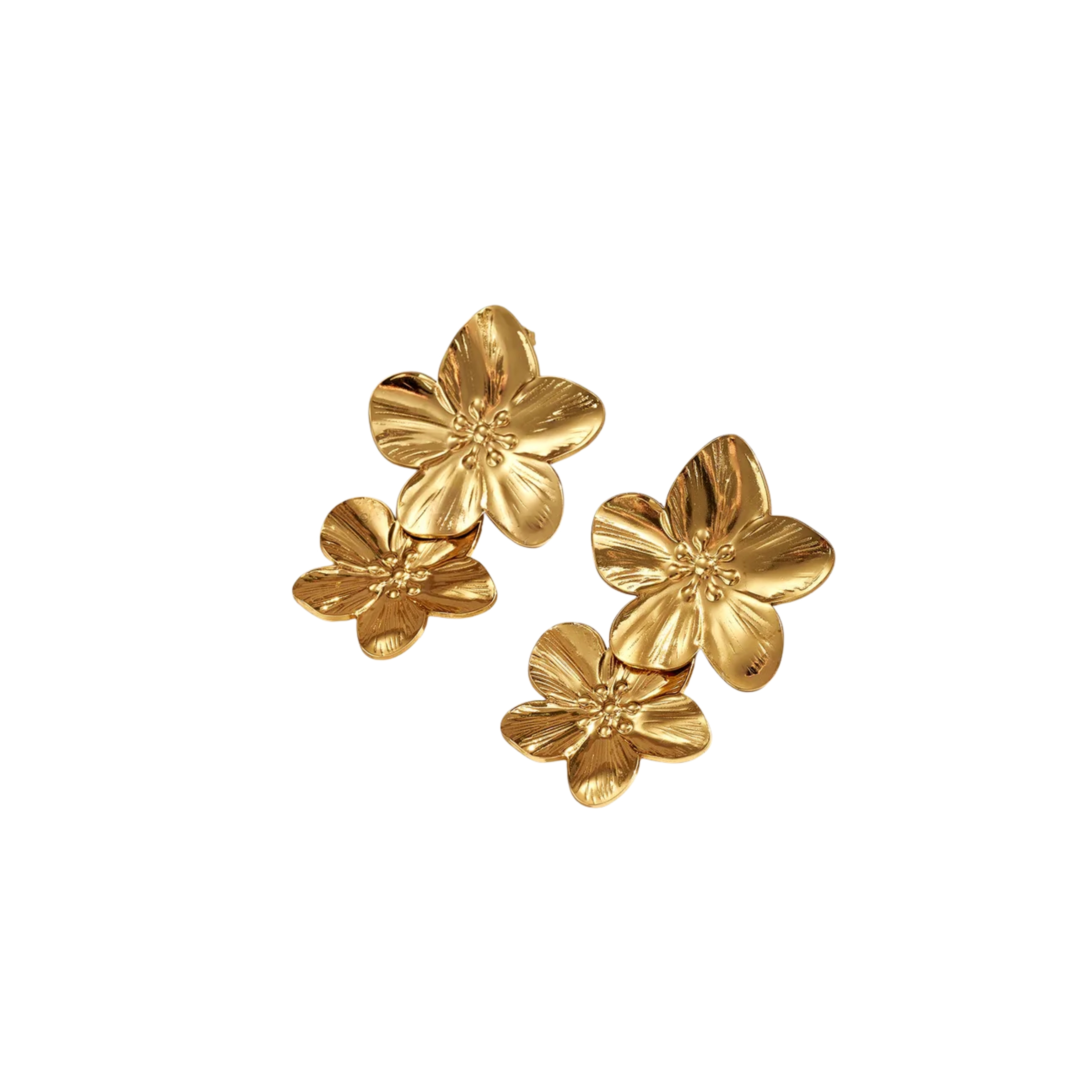 Flora Twin Flower Earring