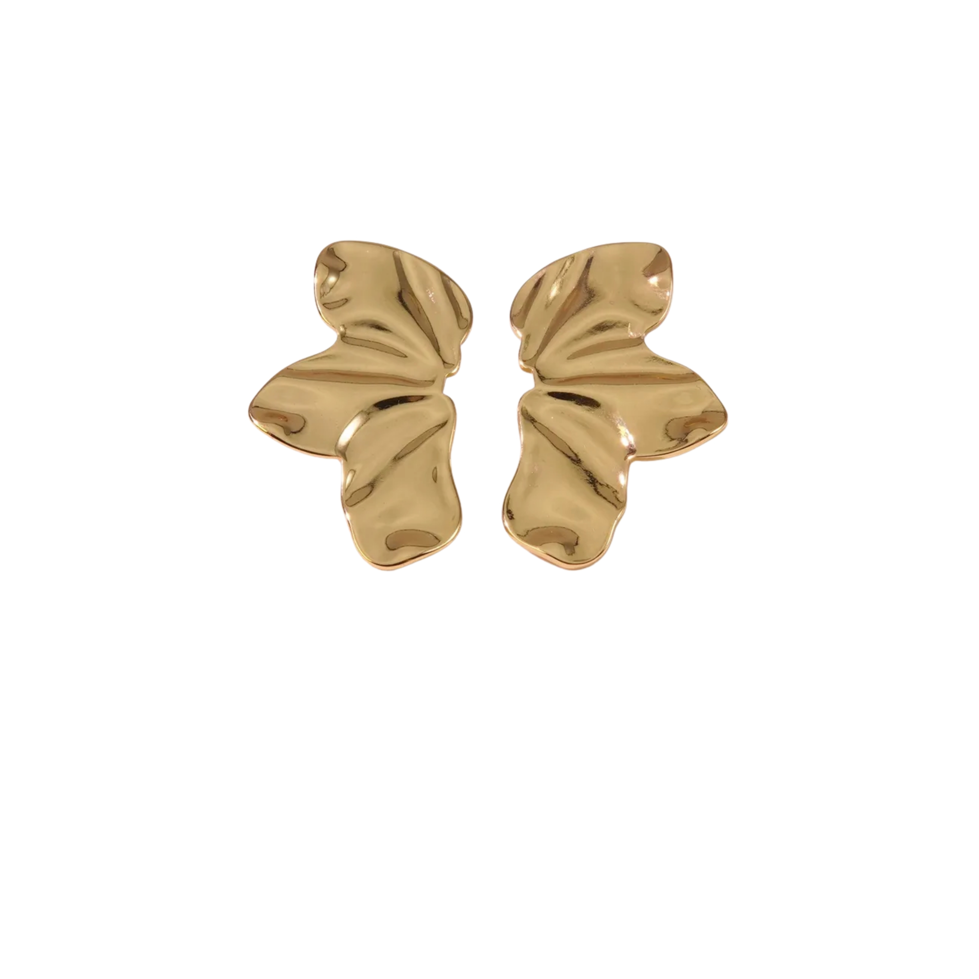 Aurora Leaf Earrings - Kullanvärinen