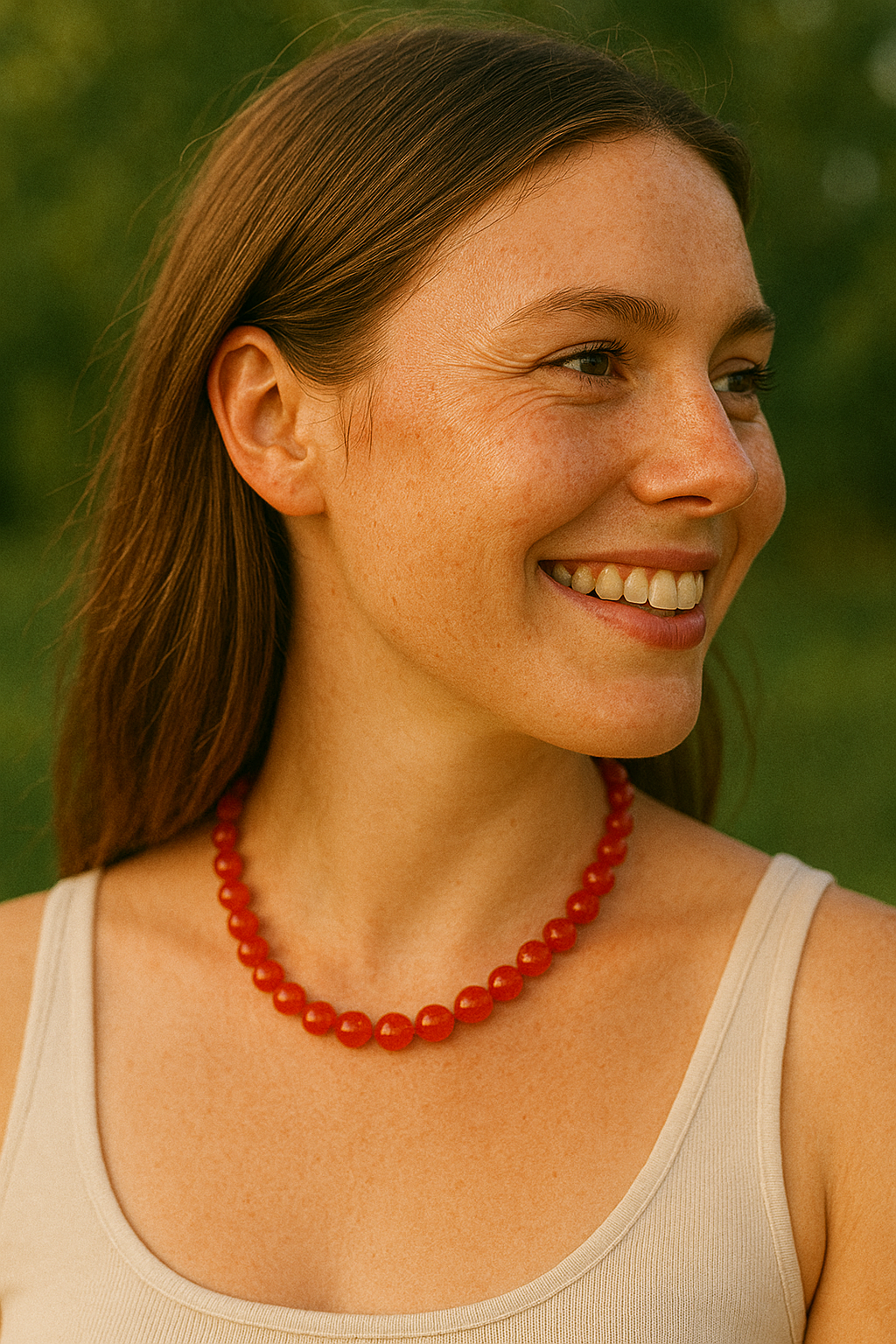 Phoenix Crystal Beads Necklace