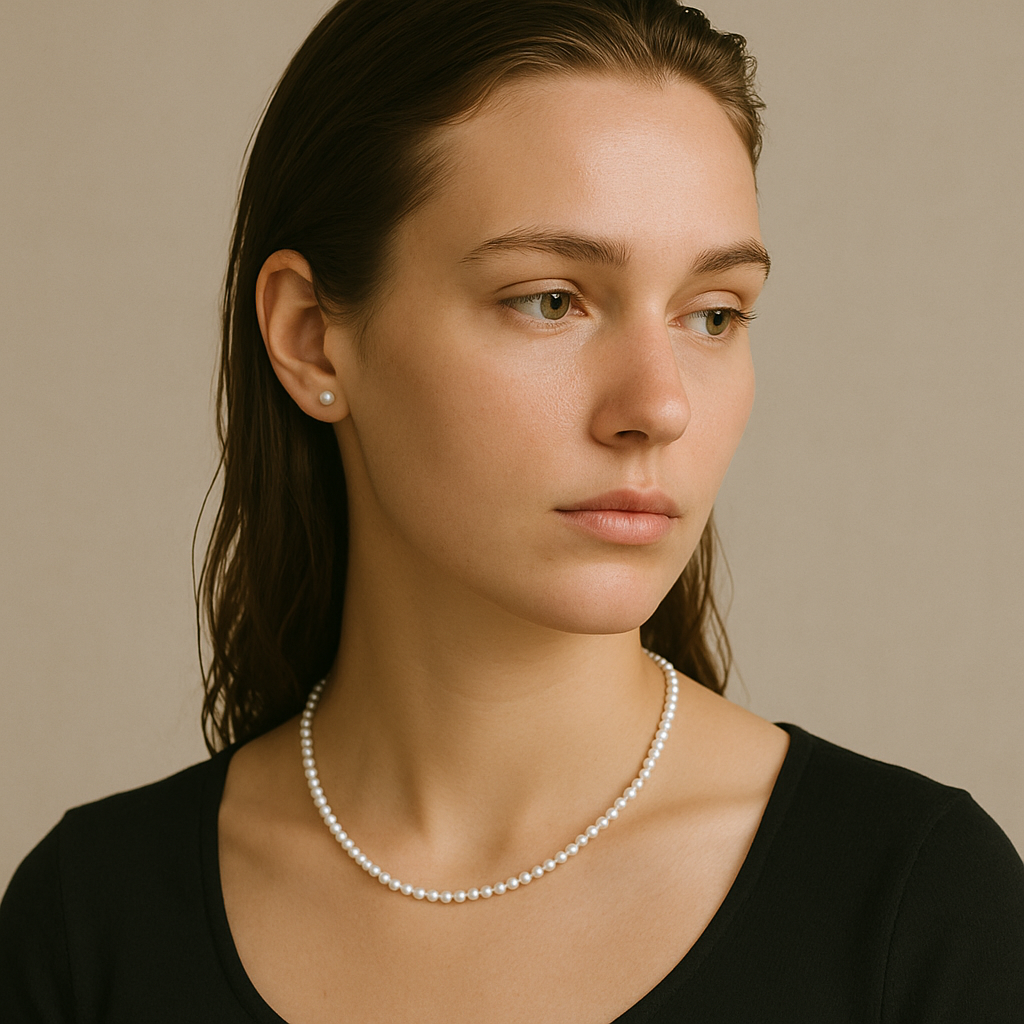 Celine Pearl Necklace 6mm