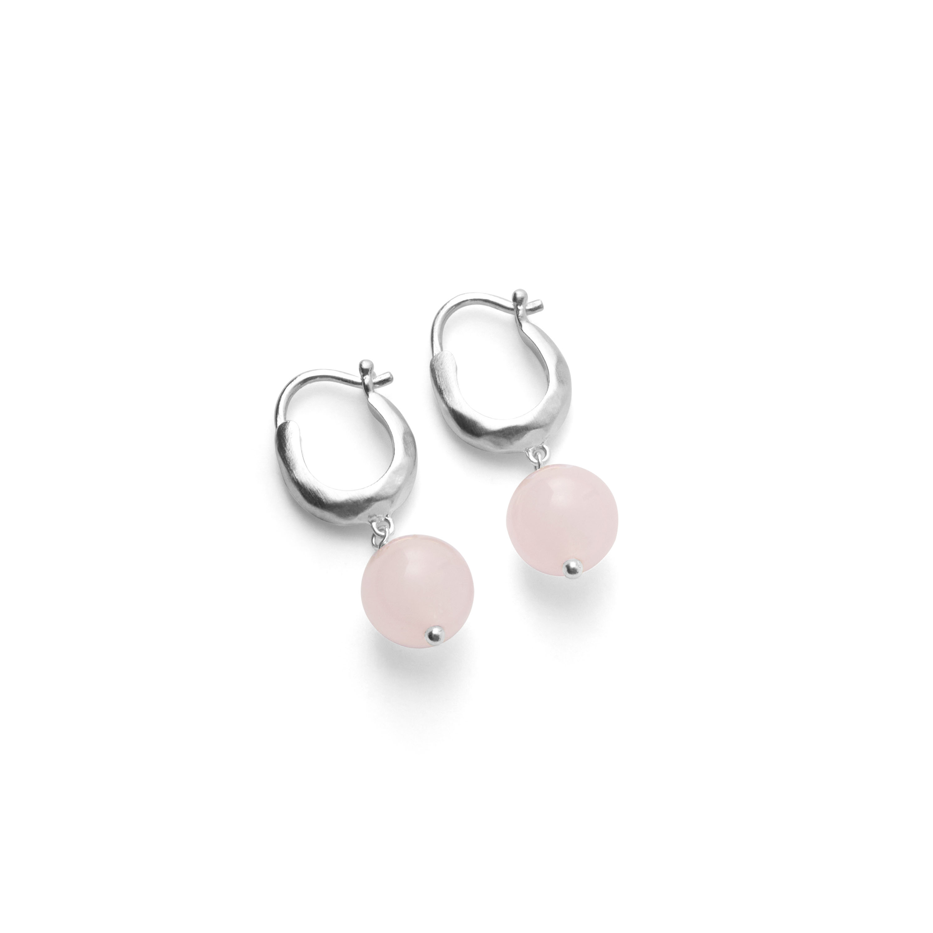 Blush Earrings - Couleur argent, Rose