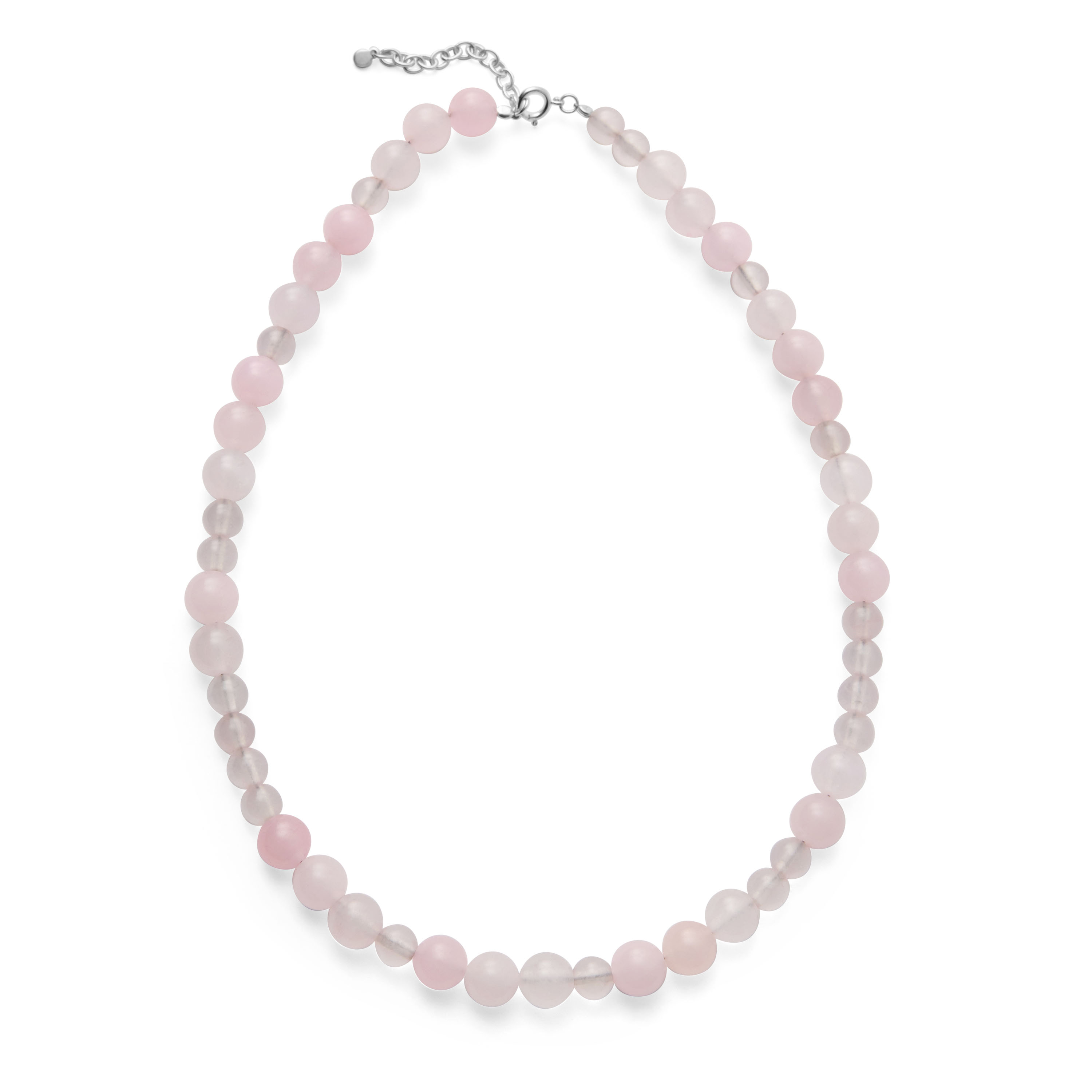 Blush Necklace - Couleur argent, Rose