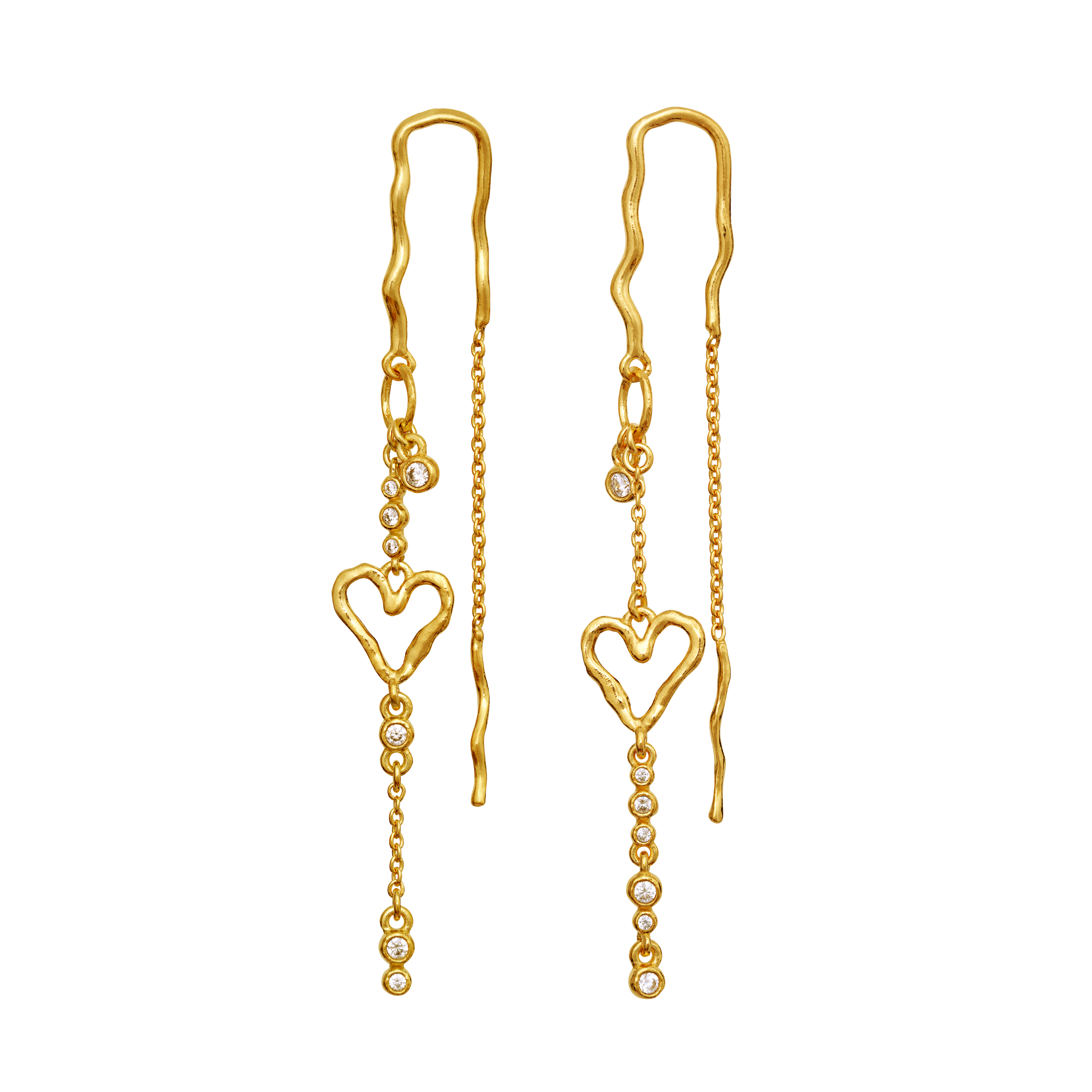 golden heart earchain