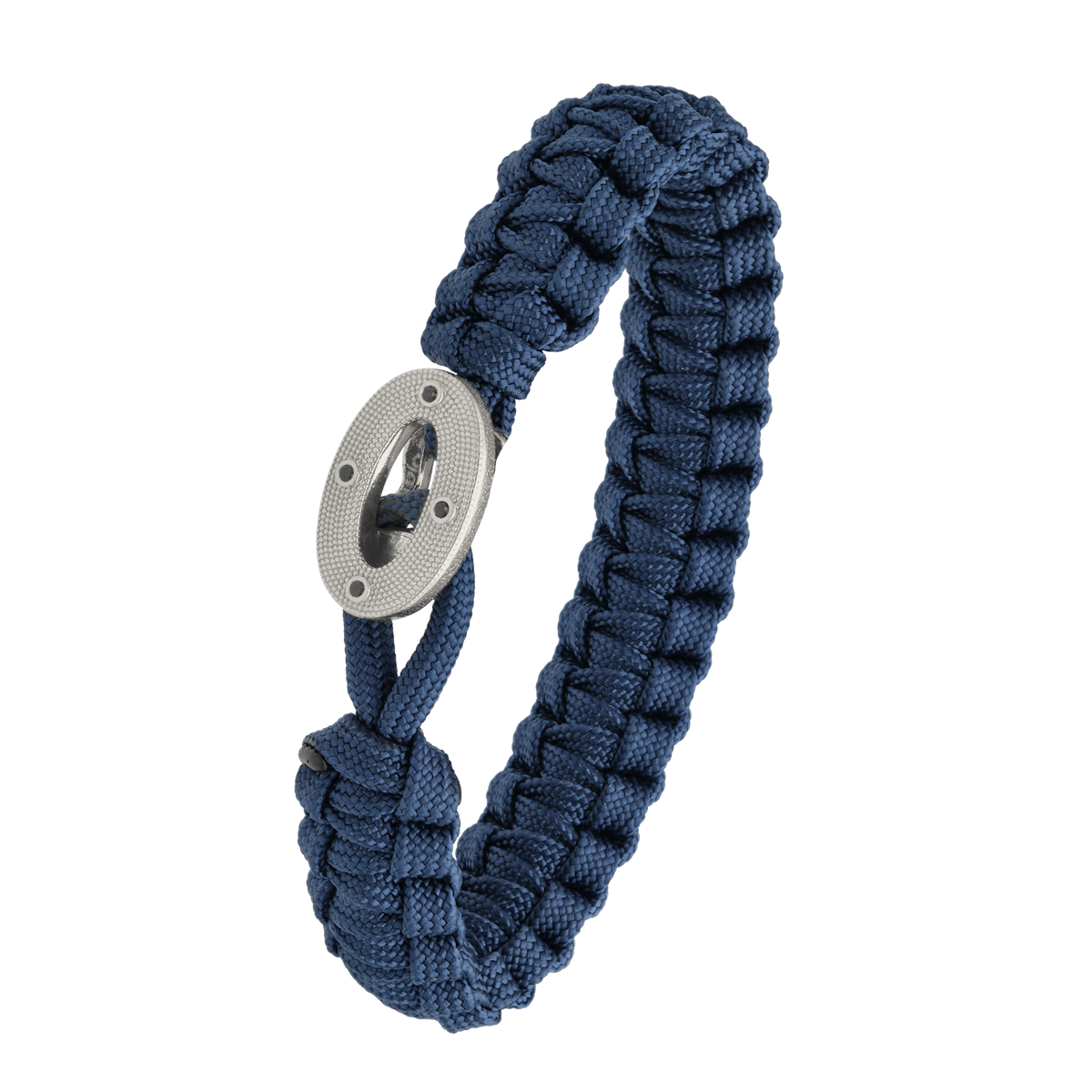 FSTS Bracelet Blue with Sterling Silver Maritime Lock