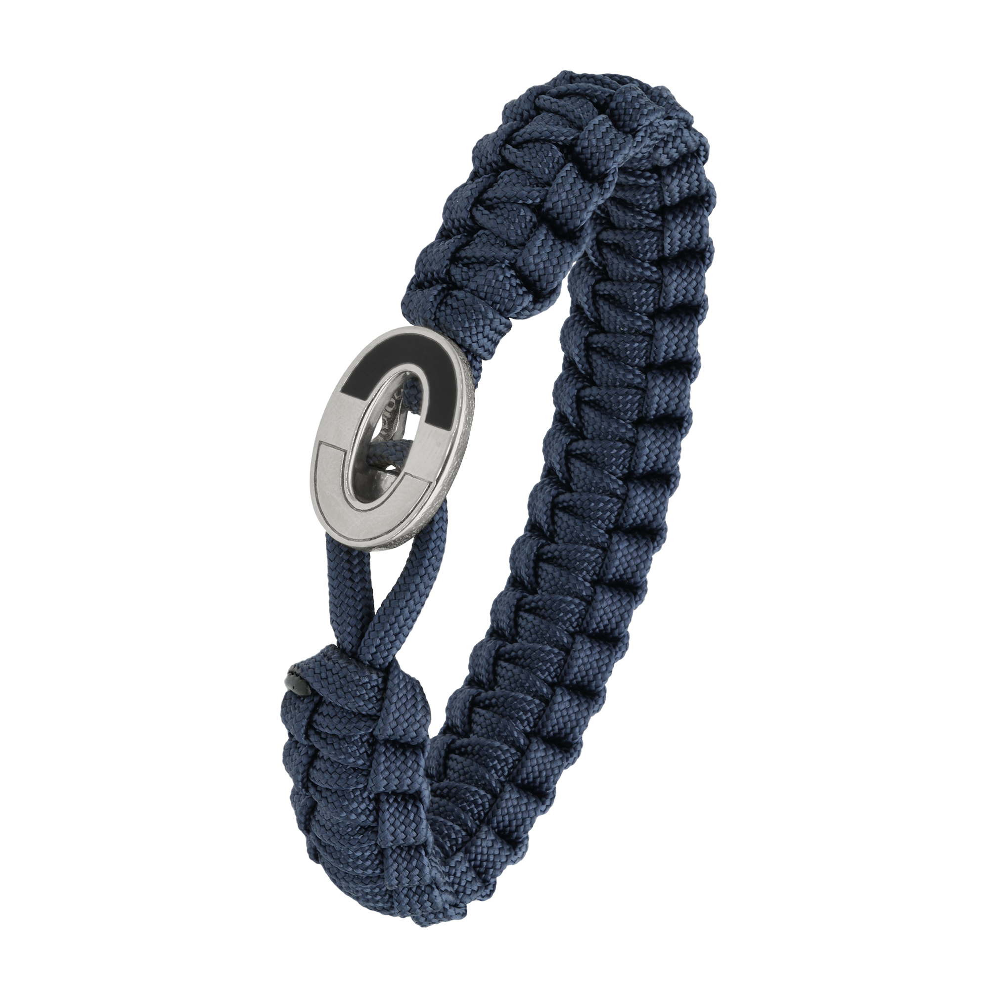 FSTS Bracelet Blue with Dark Bright Sterling Silver Lock