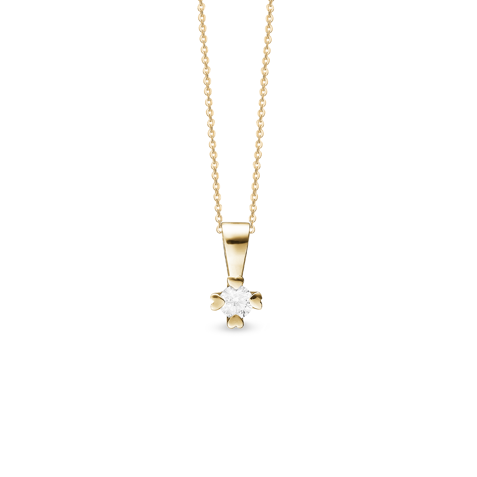 Mary Pendant 8 Carat With 0.20ct W/VS Labgrown Diamond - Zlatá barva