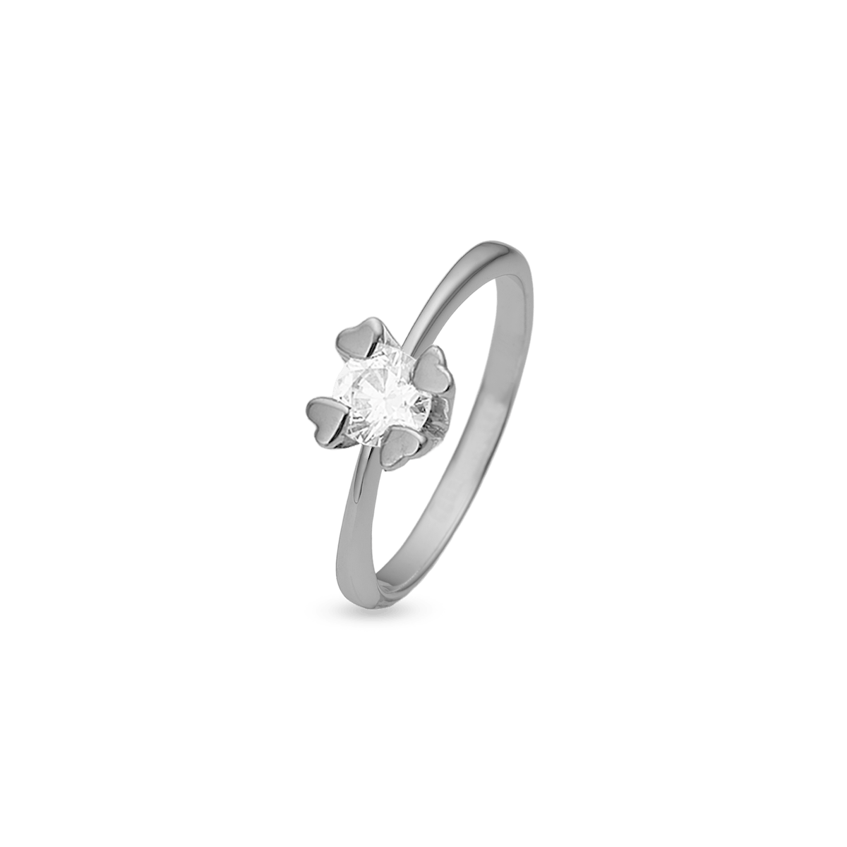 Mary Ring 14 Carat With 1.00ct W/VS Labgrown Diamond
