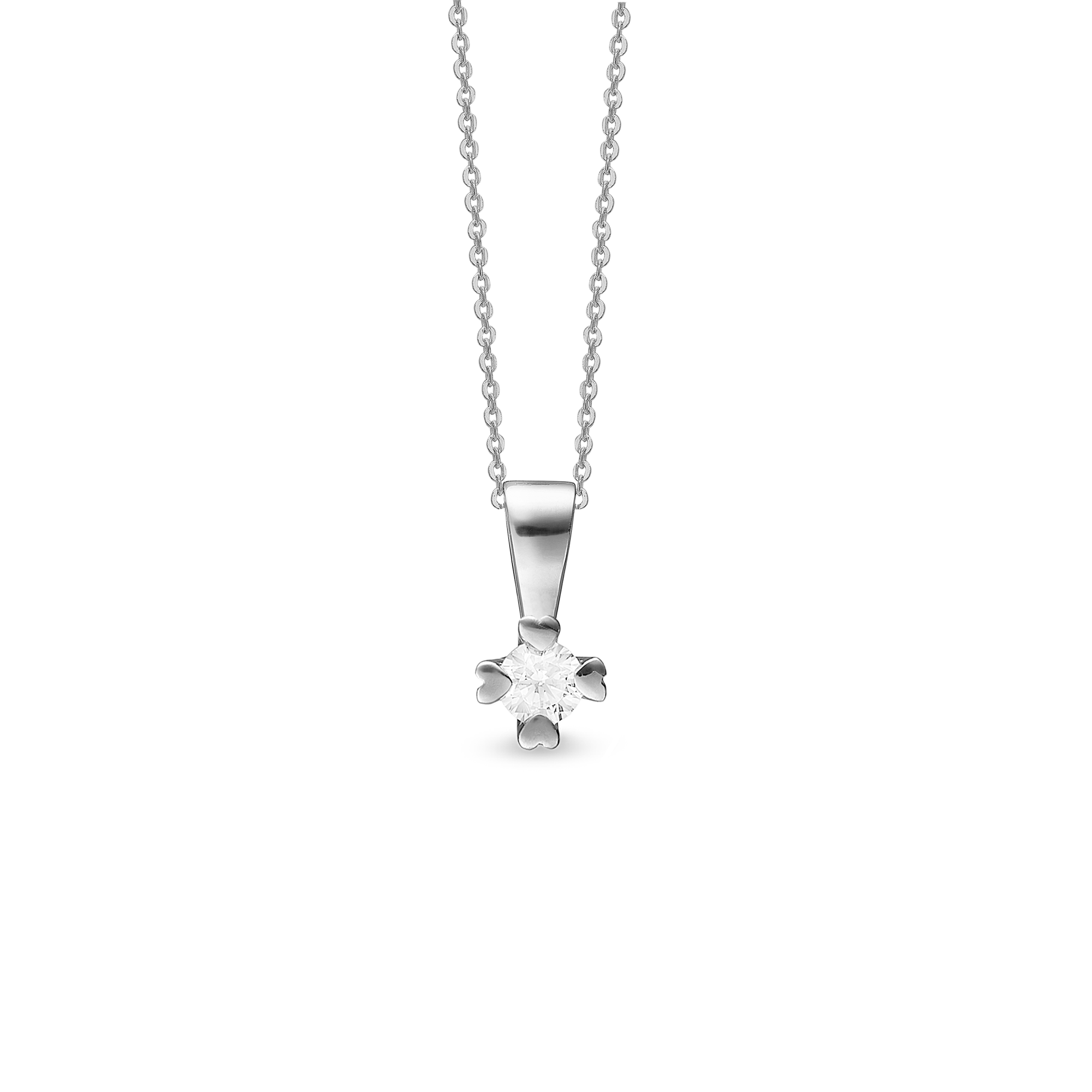 Mary Pendant 14 Carat With 0.25ct W/VS Labgrown Diamond