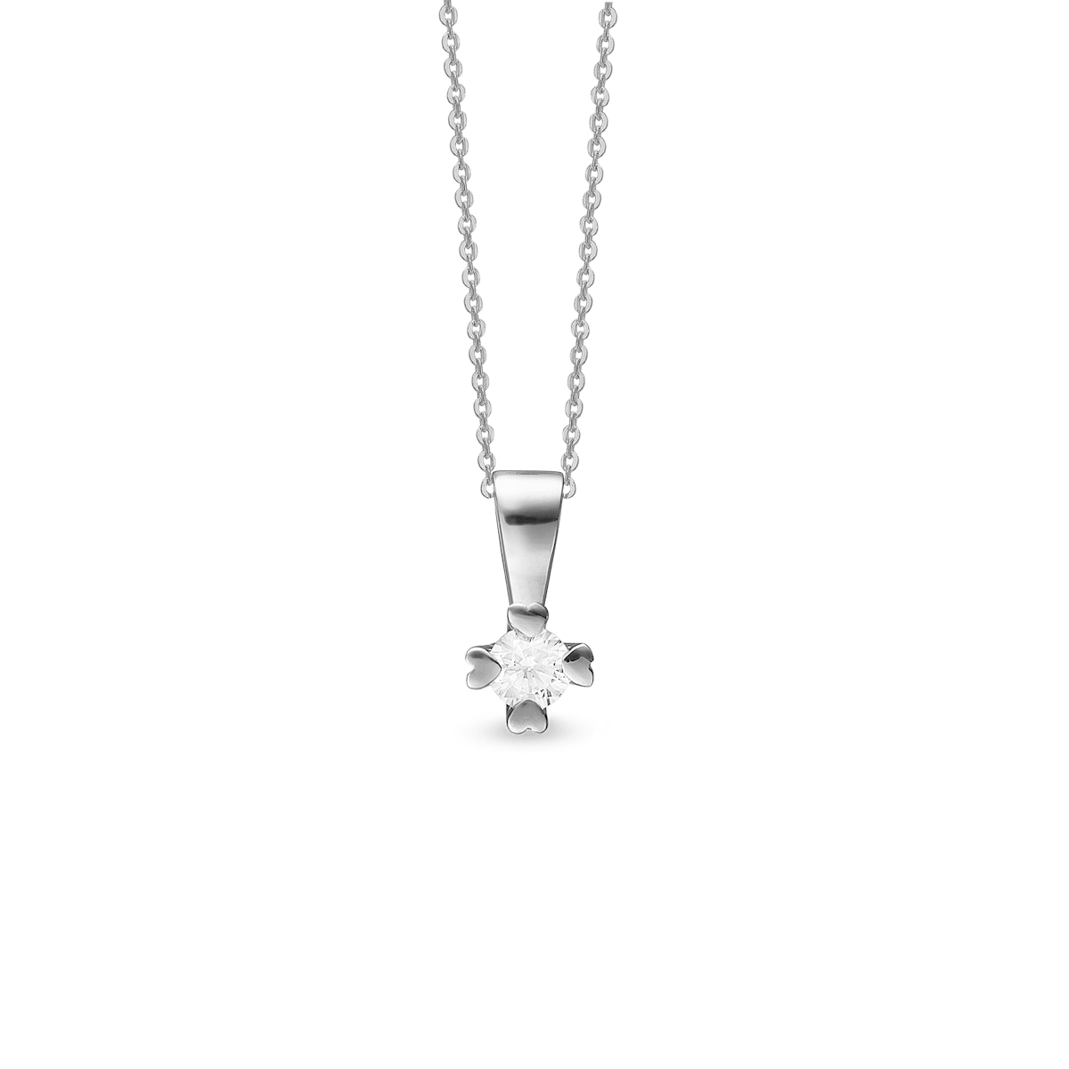 Mary Pendant 14 Carat With 0.25ct W/VS Labgrown Diamond