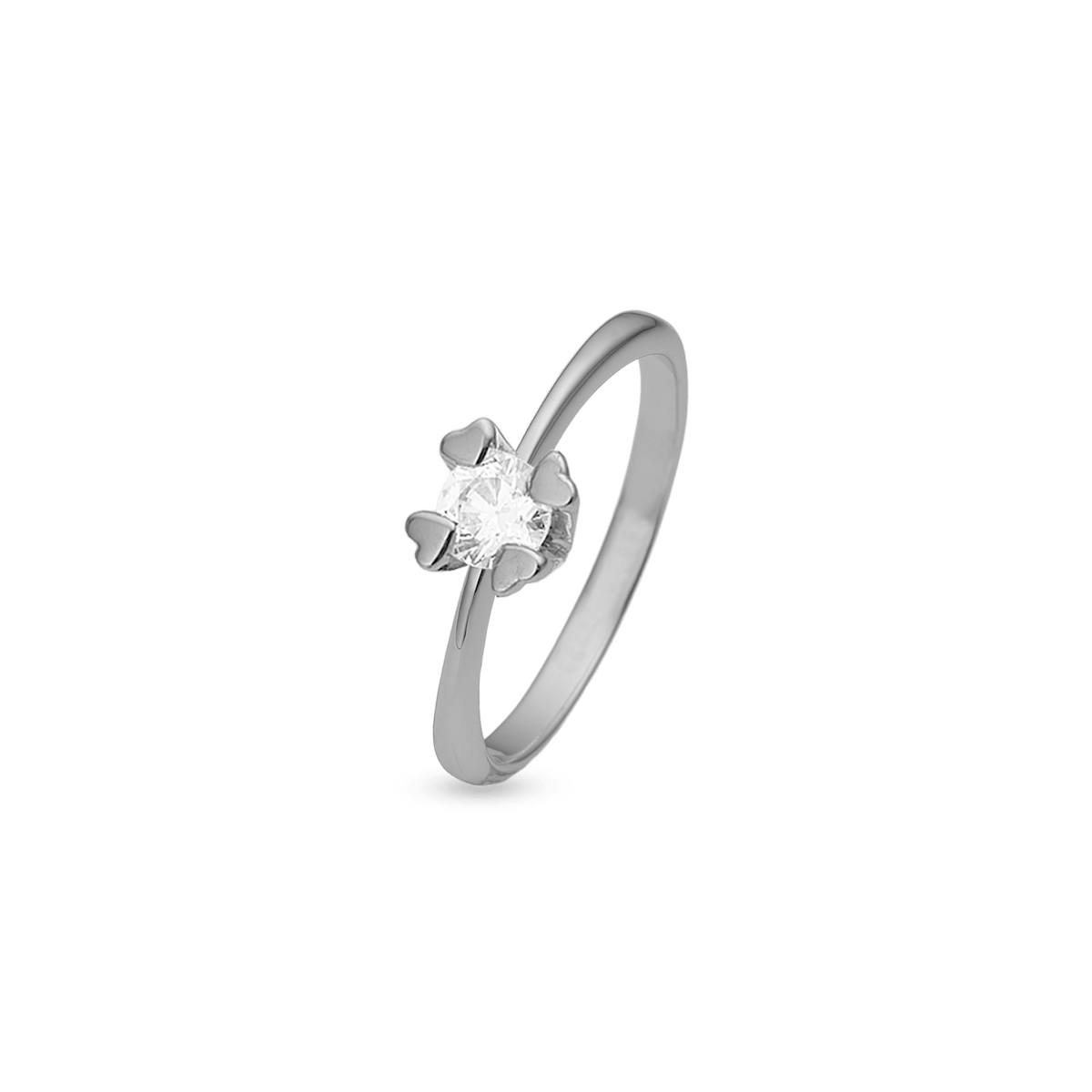 Mary Ring 14 Carat With 0.75ct W/VS Labgrown Diamond