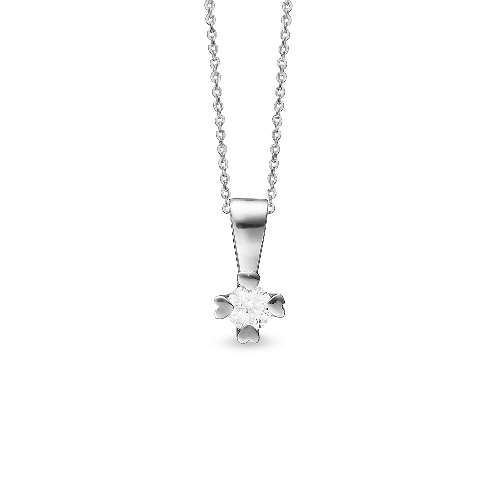 Mary Pendant 14 Carat With 0.50ct W/VS Labgrown Diamond