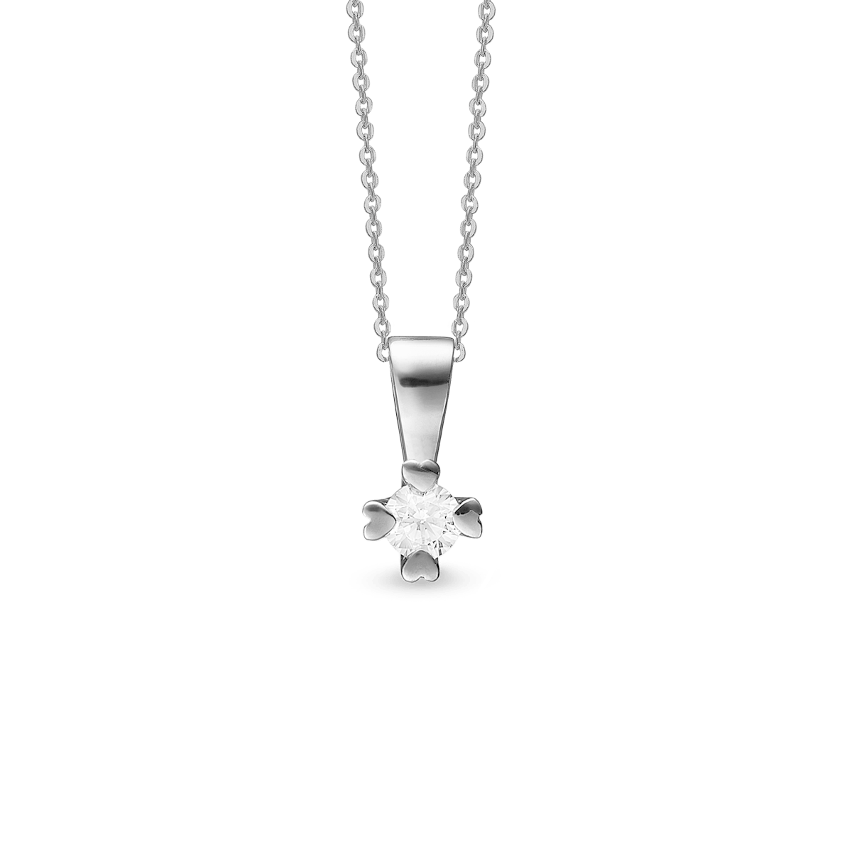 Mary Pendant 14 Carat With 0.50ct W/VS Labgrown Diamond