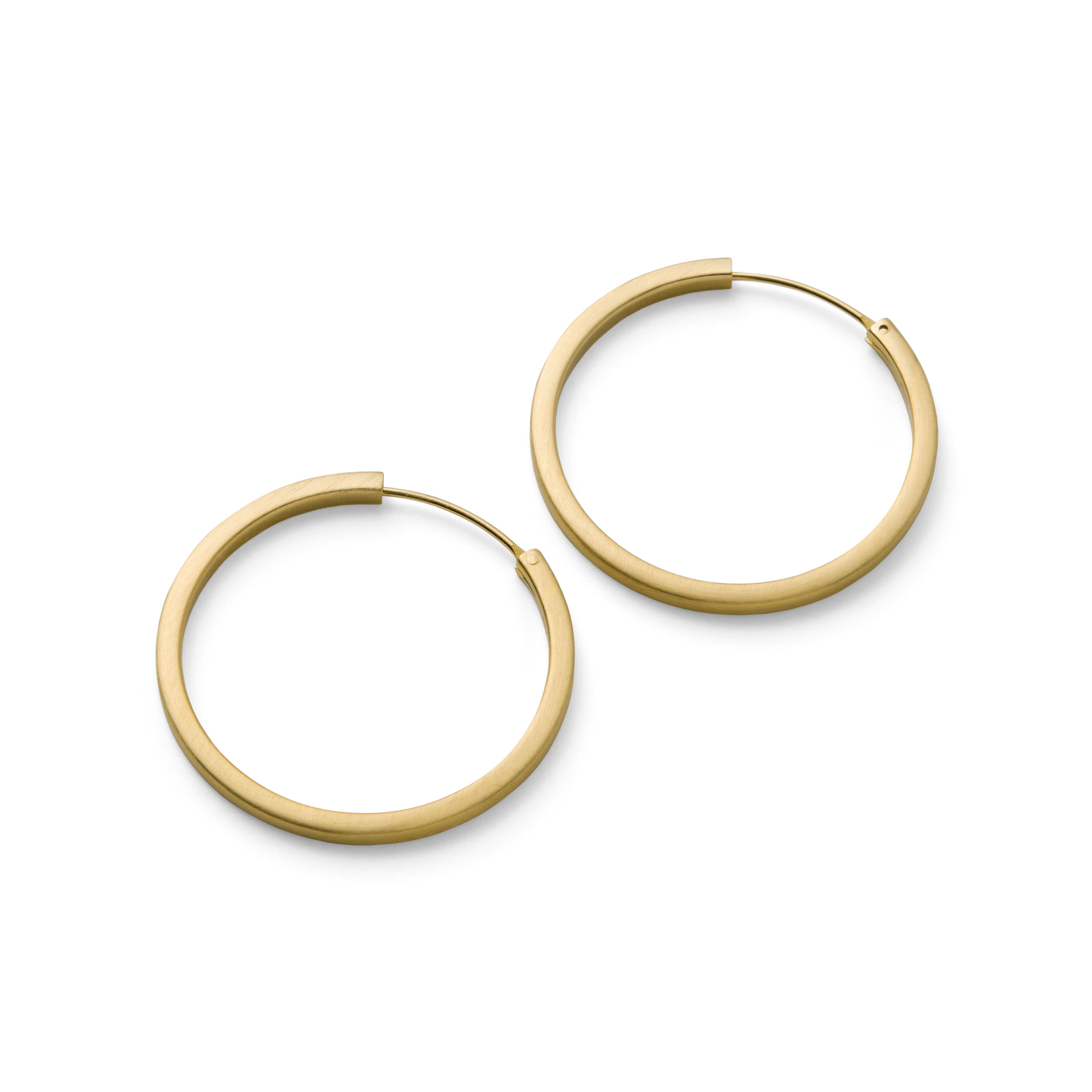 Circle Line Hoops - Goldfarben