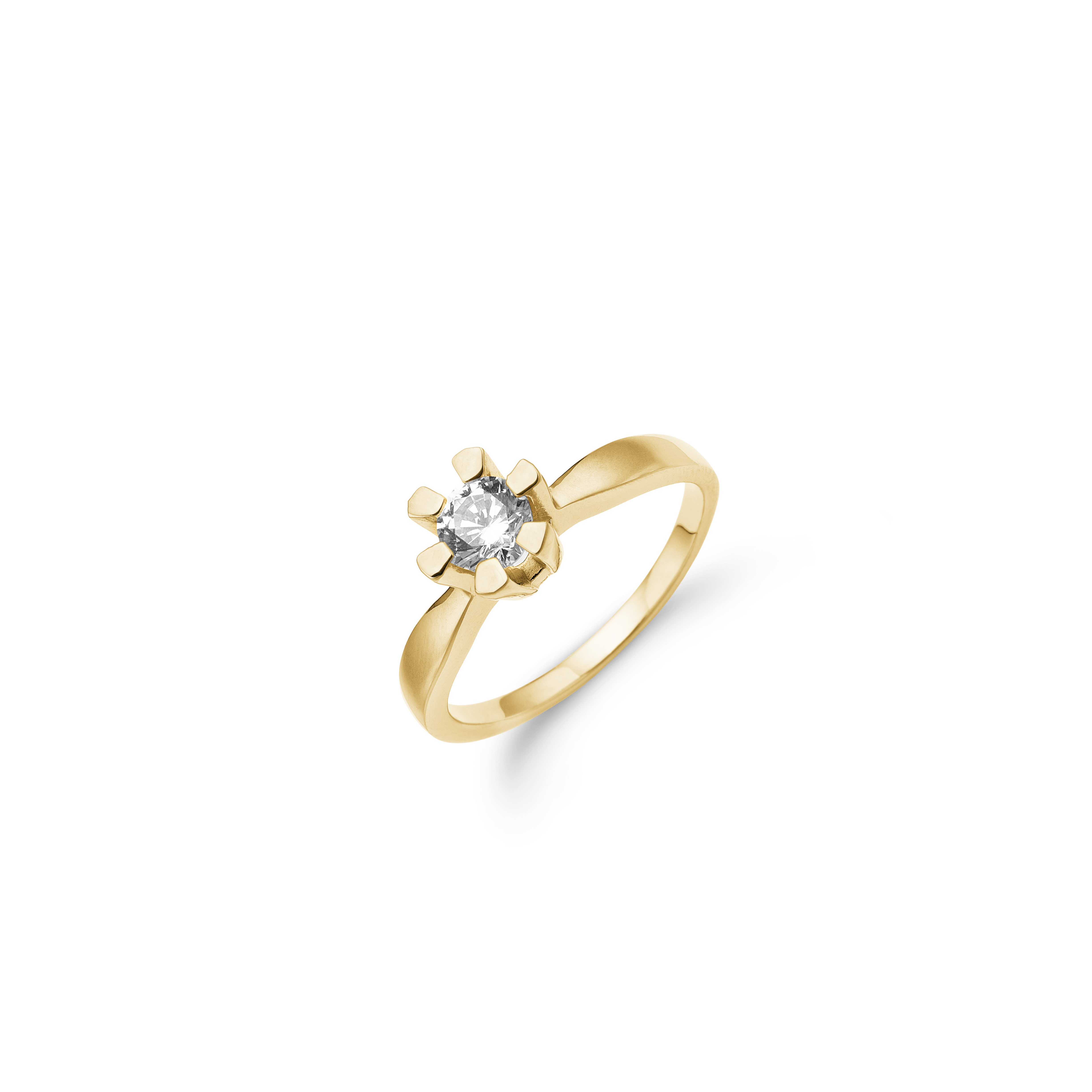 Eternity Ring With 0.50ct W/SI Diamond 6c - Złoty kolor