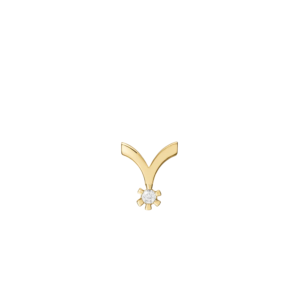 Eternity Pendant With 0.05ct W/SI Diamond 6c - Złoty kolor