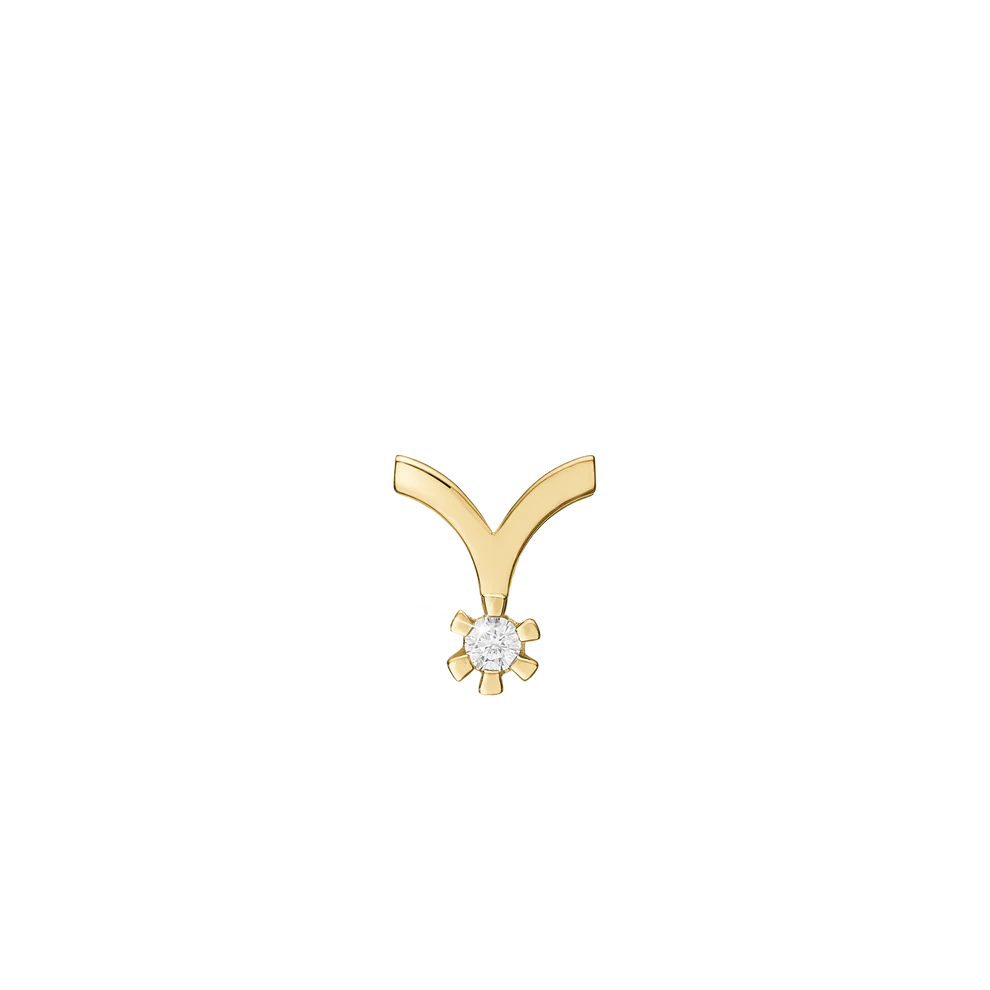 Eternity Pendant With 0.10ct W/SI Diamond 6c - Złoty kolor