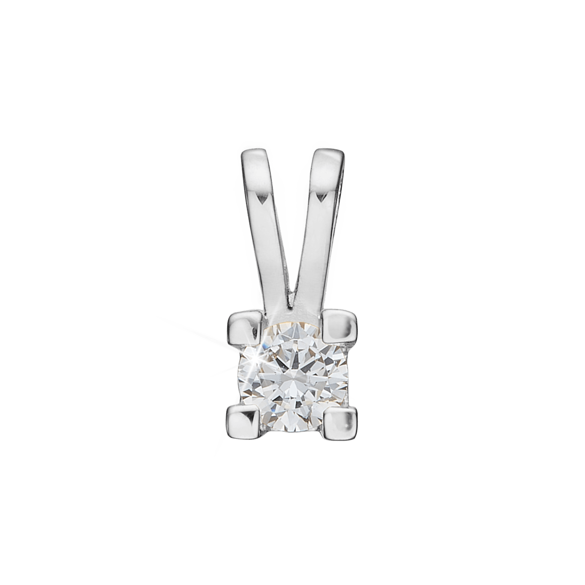 Eternity Pendant With 0.20ct W/SI Diamond 4c