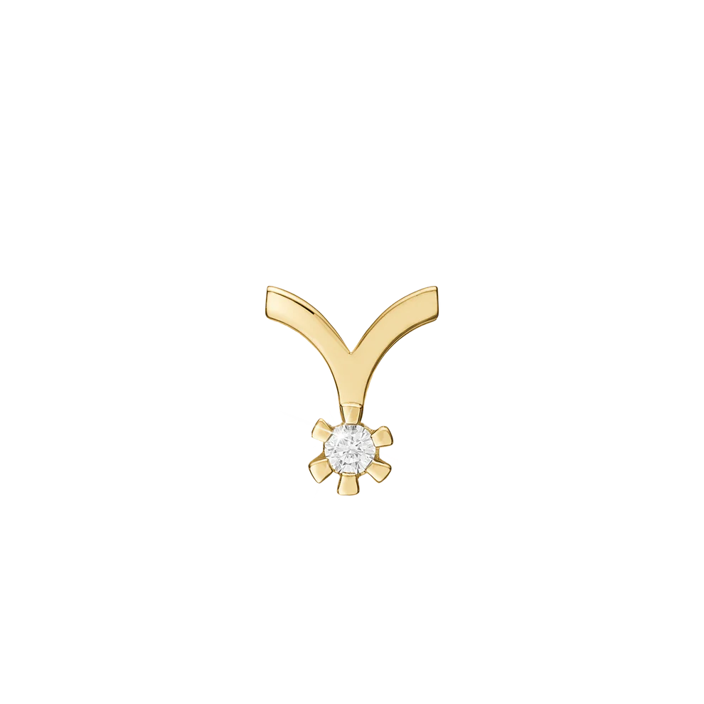 Eternity Pendant With 0.25ct W/SI Diamond 6c - Złoty kolor