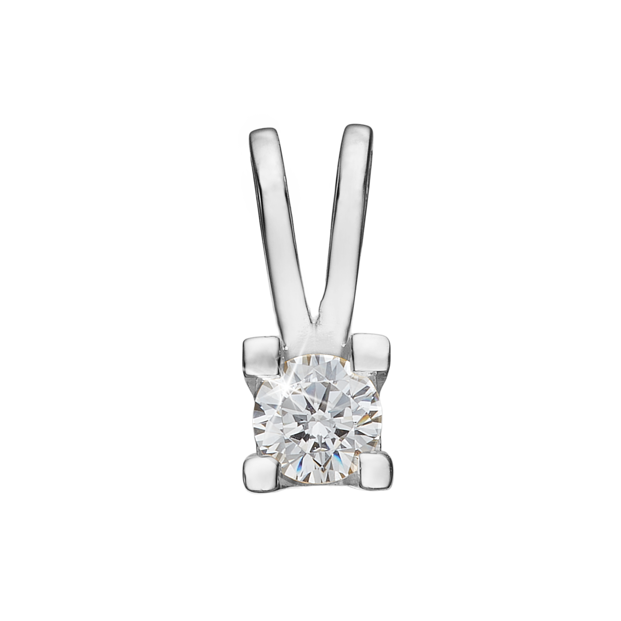 Eternity Pendant With 0.40ct W/SI Diamond 4c