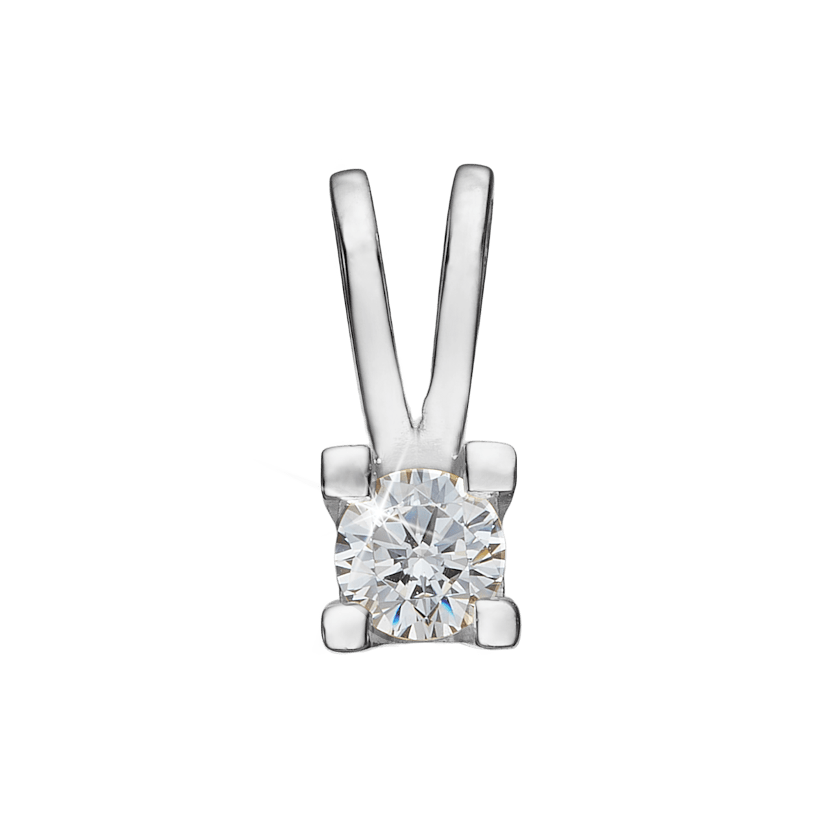 Eternity Pendant With 0.40ct W/SI Diamond 4c