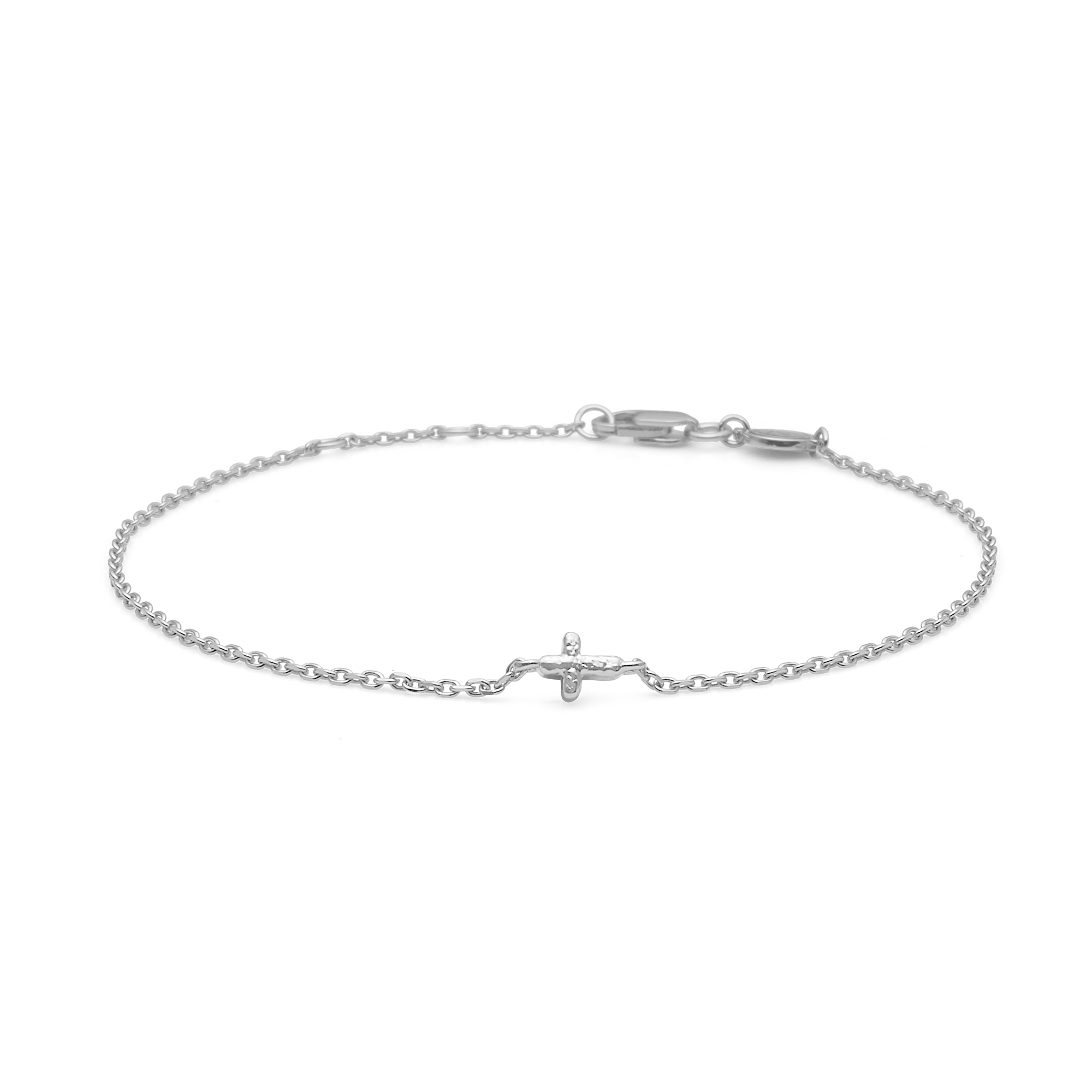 Faithful Cross Bracelet - Sølv farge