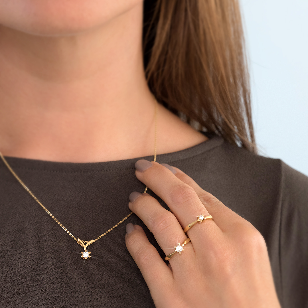 Eternity Ring With 0.15ct W/SI Diamond 6c