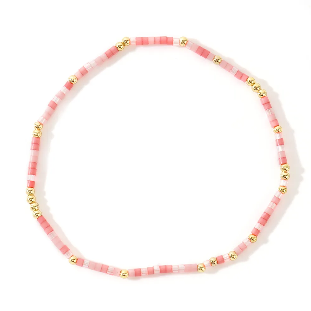 Luna Beads Bracelet Pink