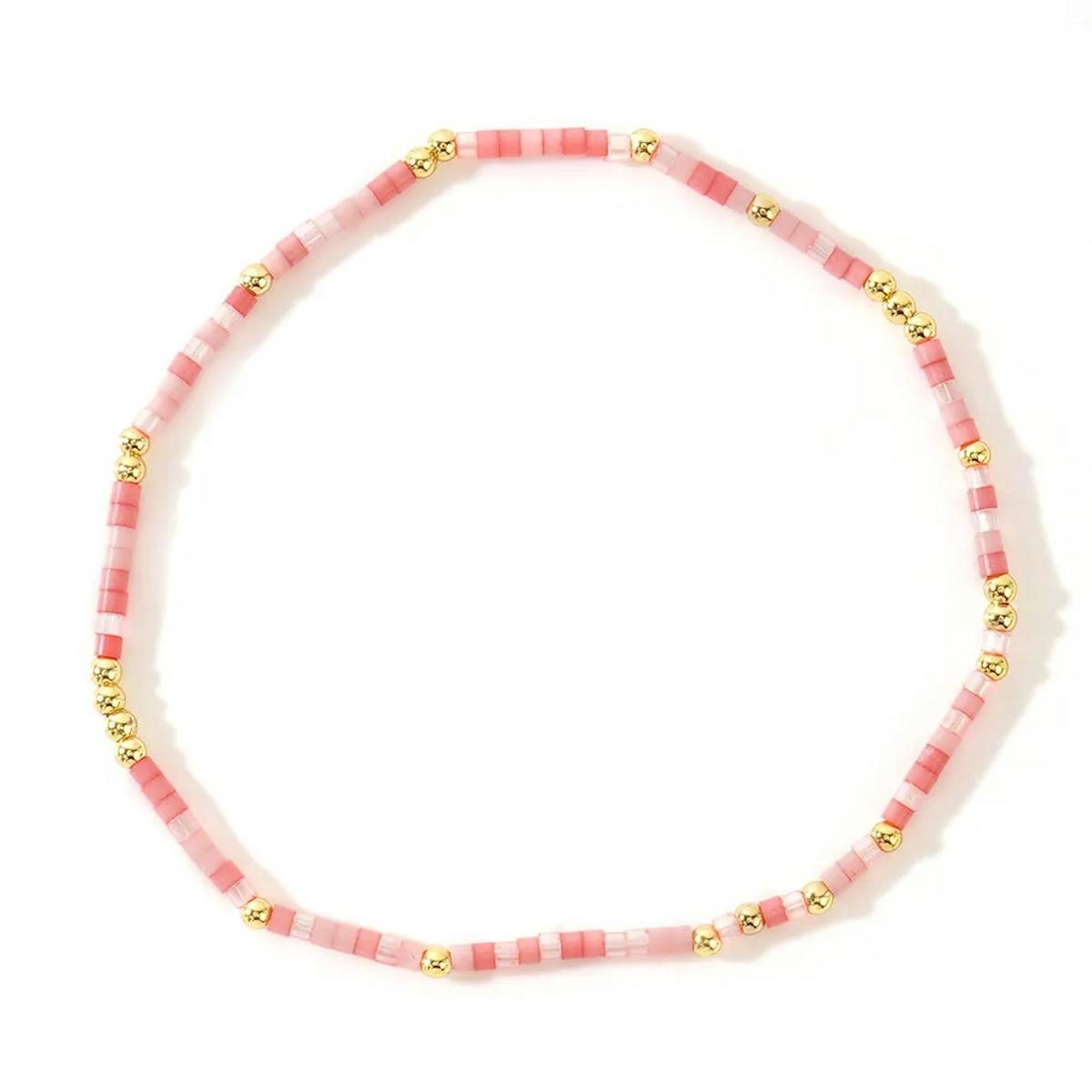 Luna Beads Bracelet Pink